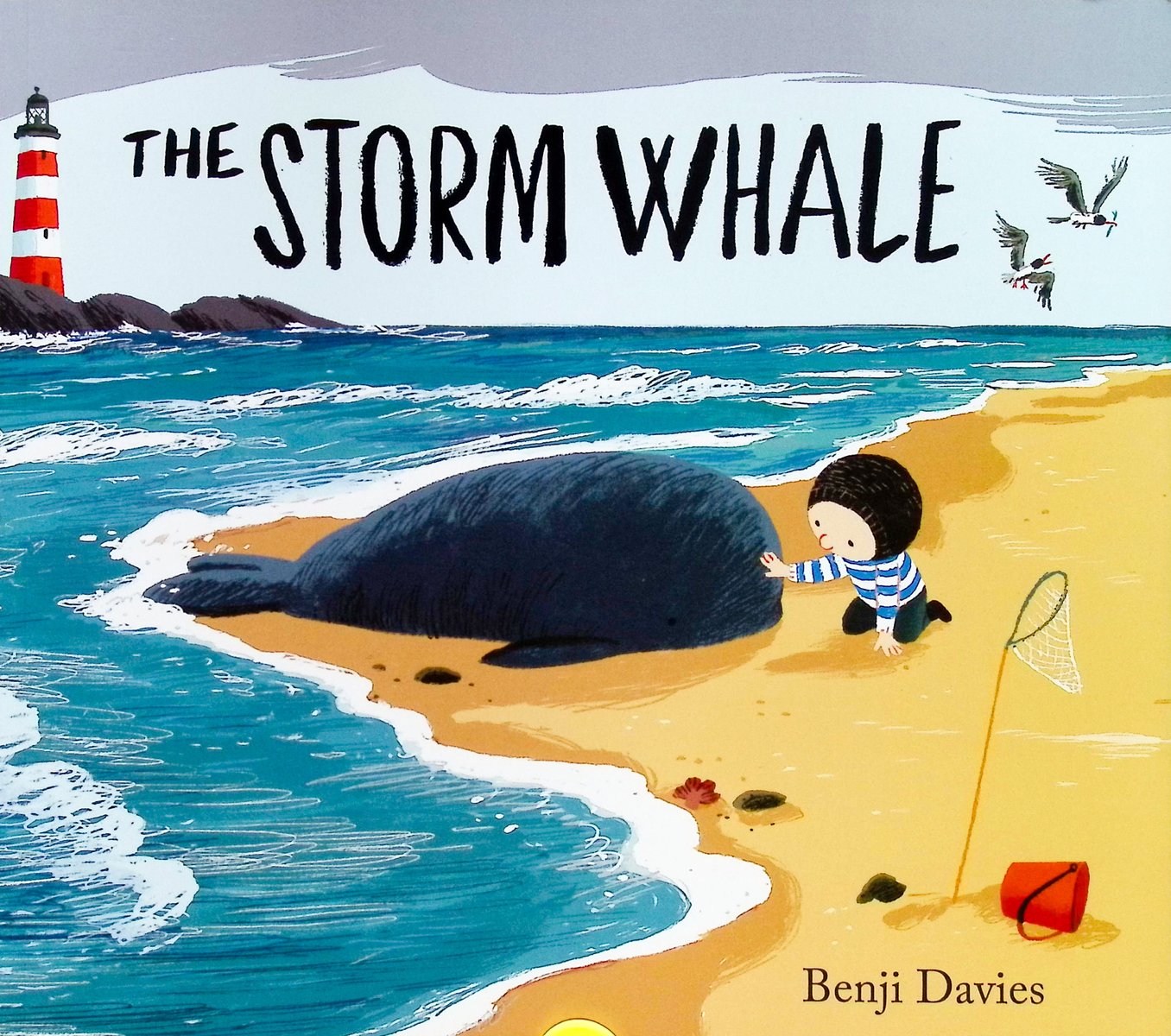 The Storm Whale — Benji Davies, обложка детской книги на английском