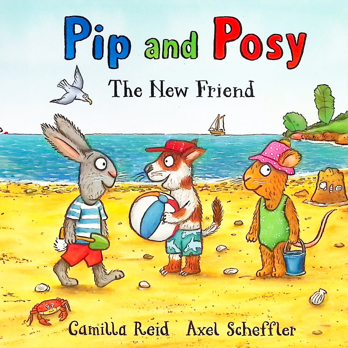 Pip and Posy: The New Friend — Camilla Reid, обложка детской книги на английском