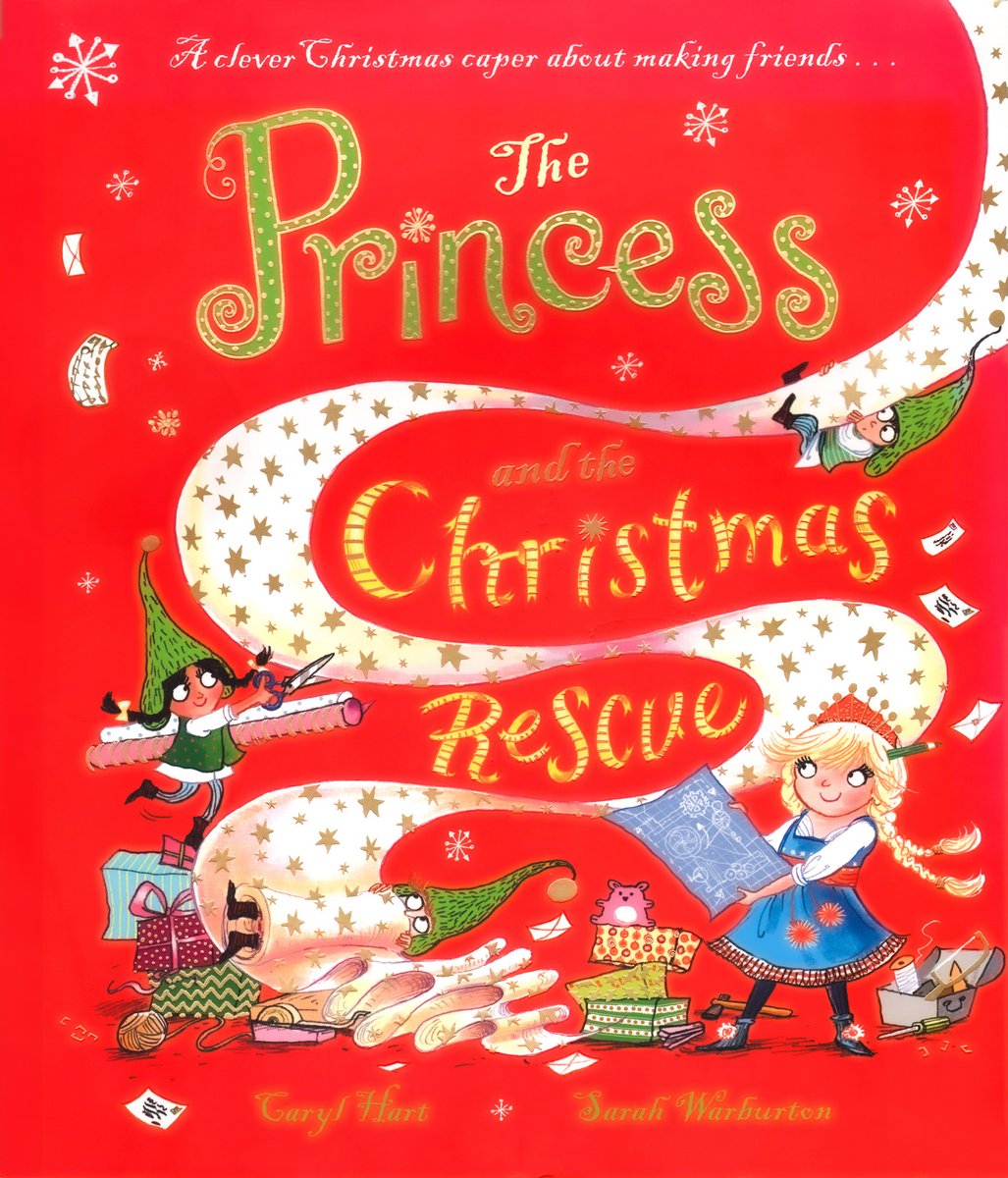The Princess and the Christmas Rescue — Caryl Hart, обложка детской книги на английском