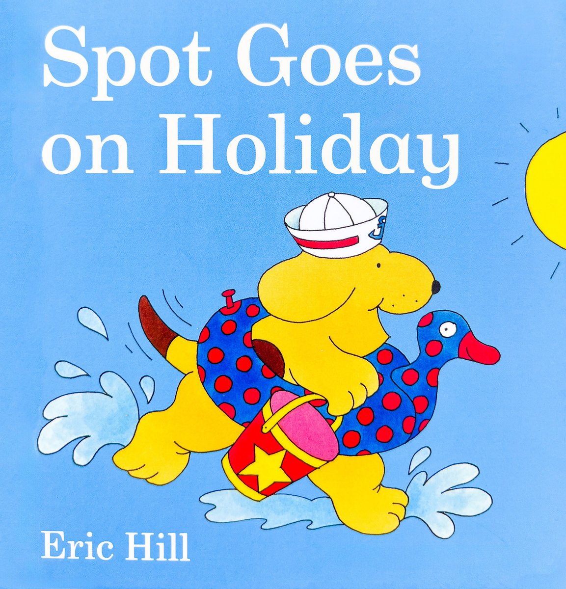 Spot Goes on Holiday — Eric Hill, обложка детской книги на английском