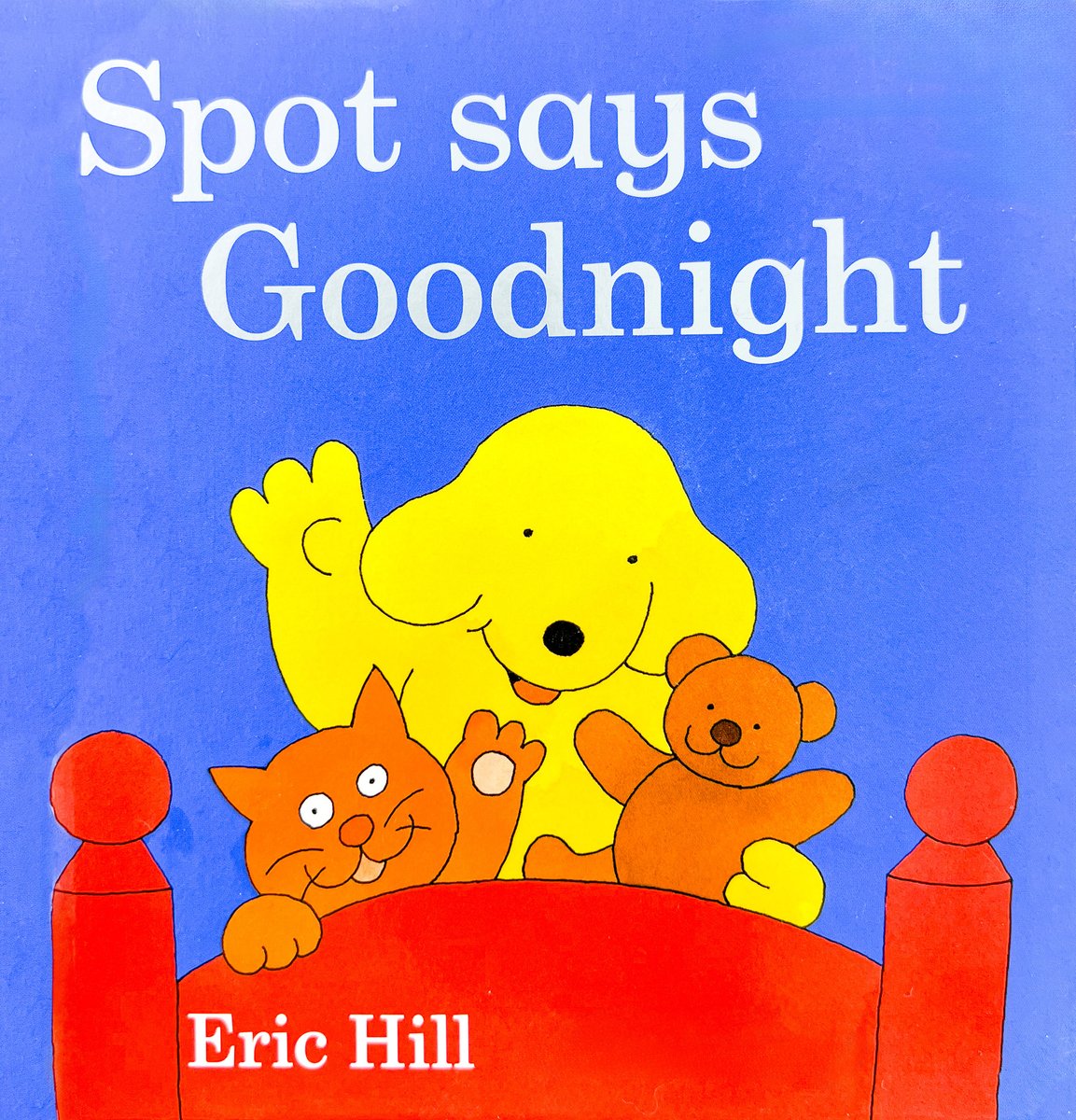 Spot Says Goodnight — Eric Hill, обложка детской книги на английском