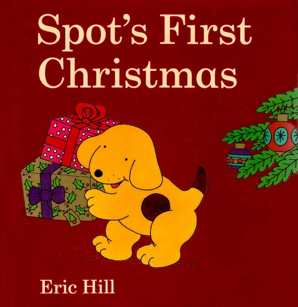 Spot's First Christmas — Eric Hill, обложка детской книги на английском