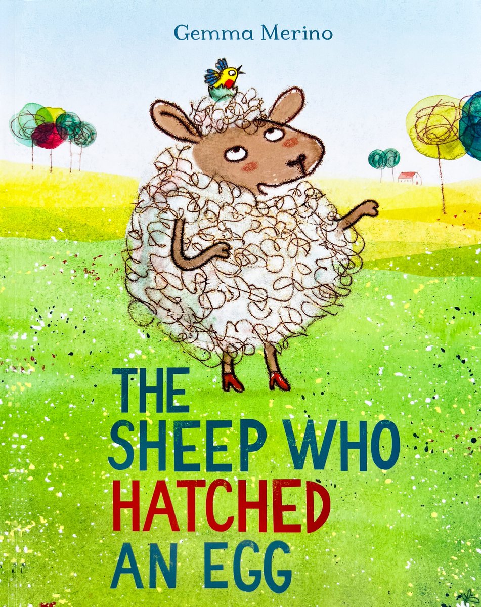 The Sheep Who Hatched an Egg — Gemma Merino, обложка детской книги на английском