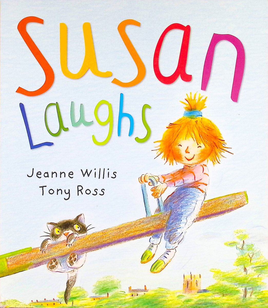 Susan Laughs — Jeanne Willis, обложка детской книги на английском