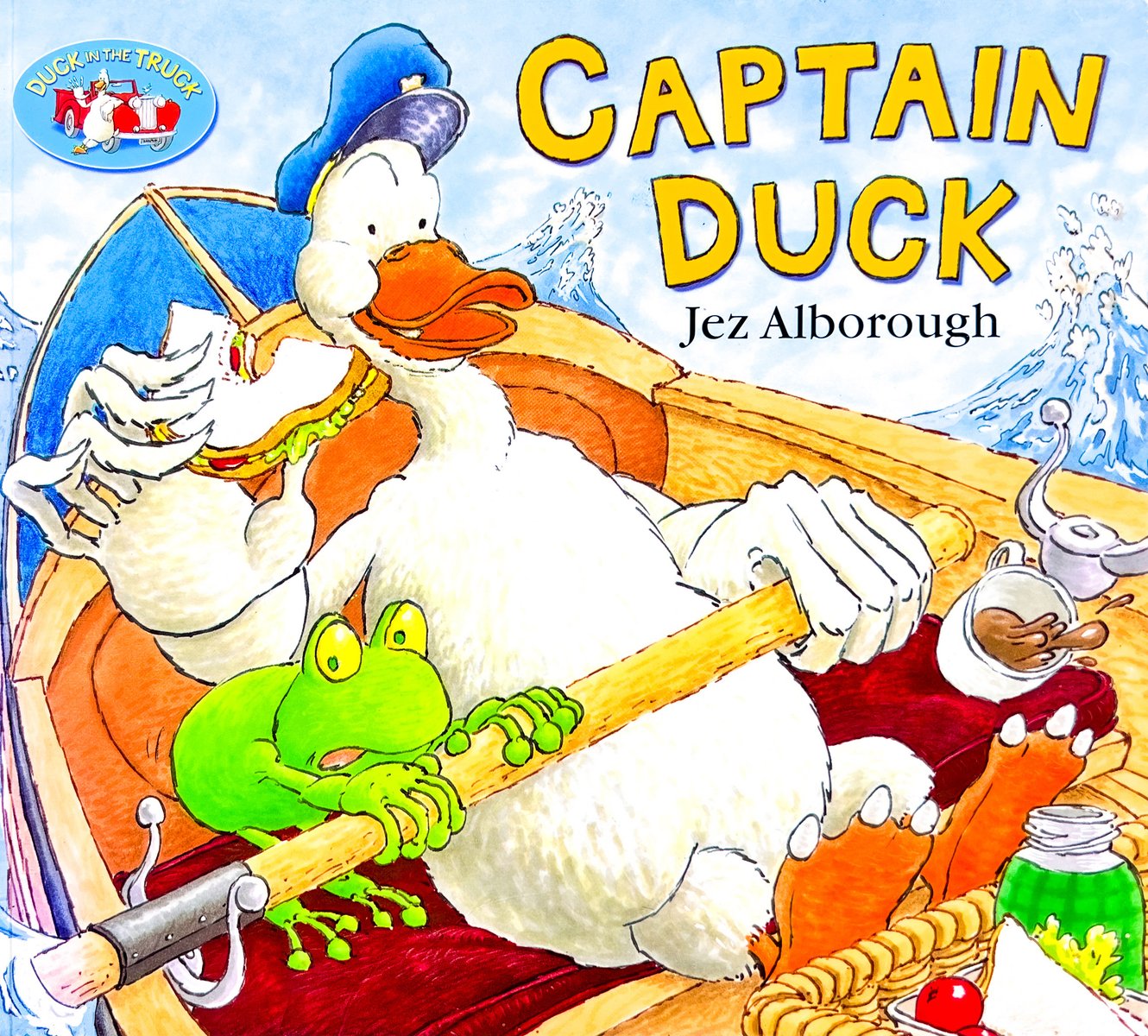 Captain Duck — Jez Alborough, обложка детской книги на английском