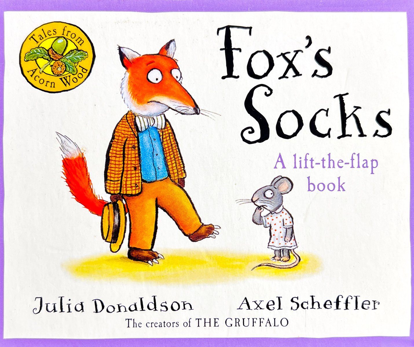 Tale from Acorn Wood: Fox's Socks — Julia Donaldson, обложка детской книги на английском
