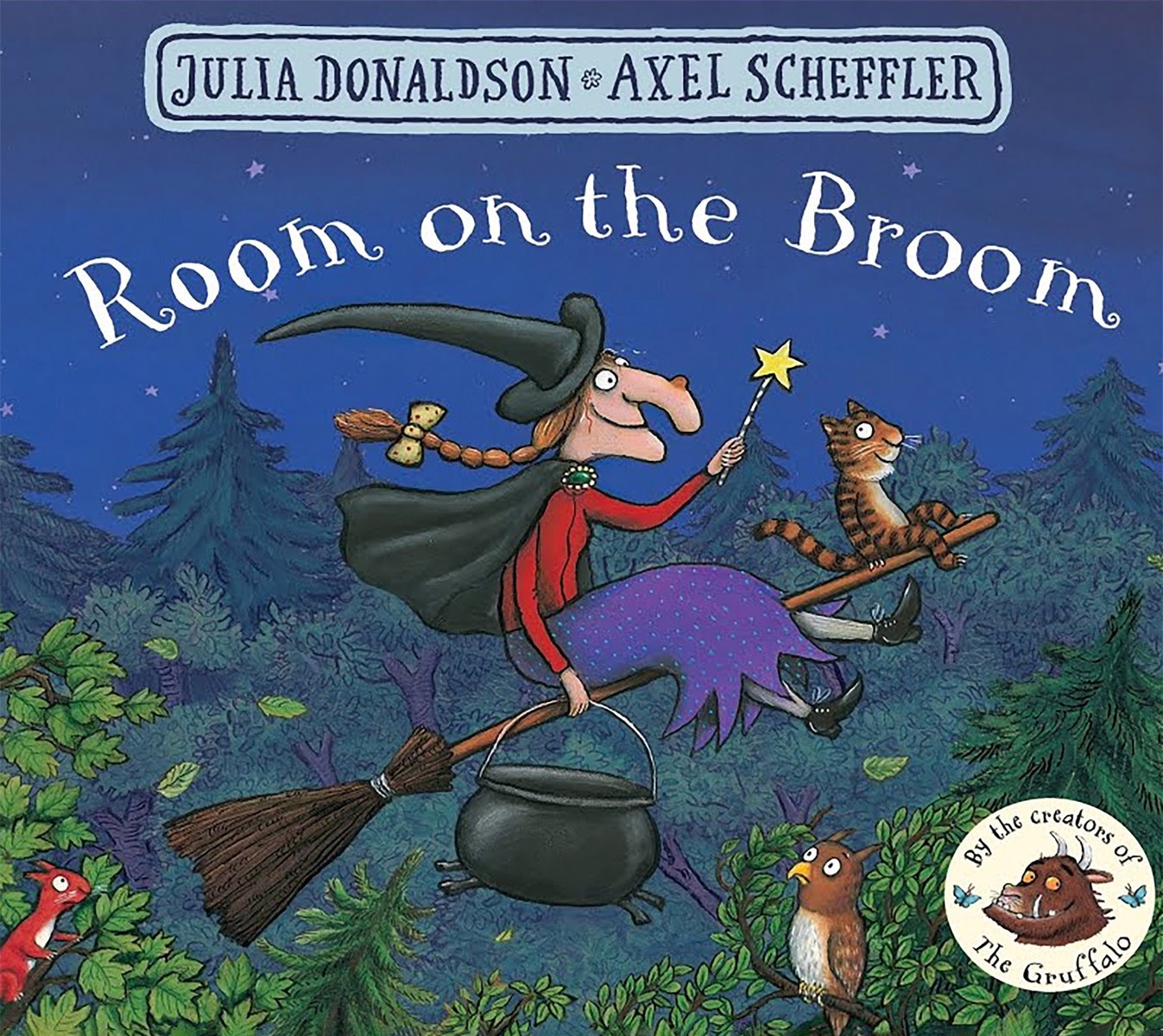 Room on the Broom — Julia Donaldson, обложка детской книги на английском