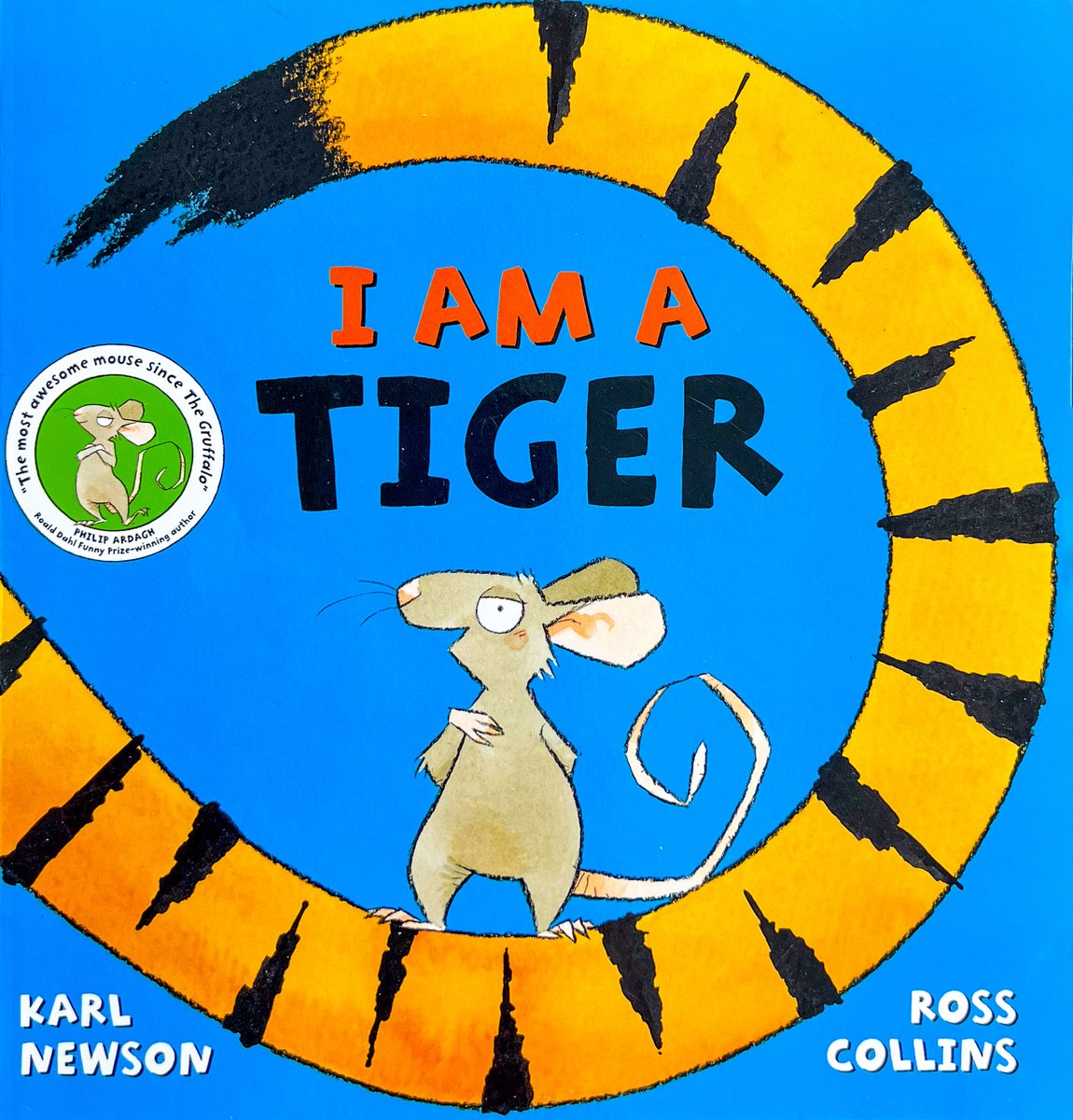 I am a Tiger — Karl Newson, обложка детской книги на английском