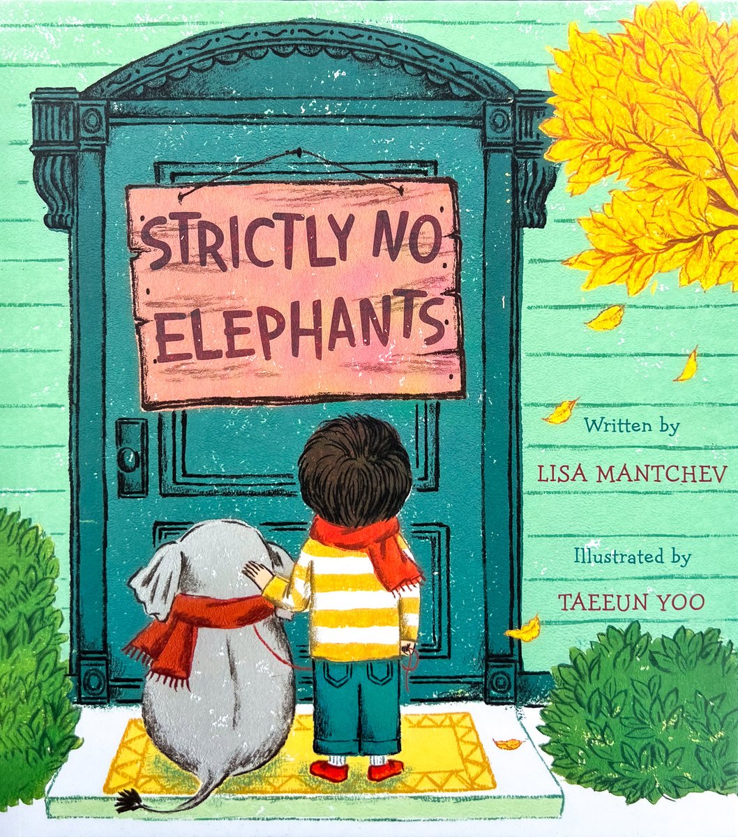 Strictly No Elephants — Lisa Mantchev, обложка детской книги на английском