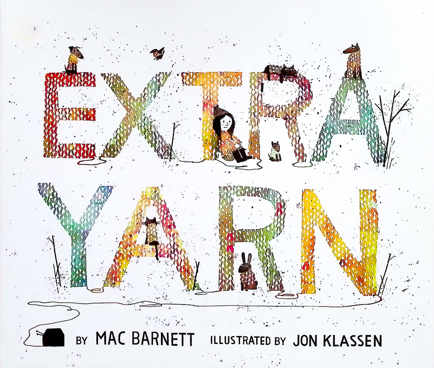 Extra Yarn — Mac Barnett, обложка детской книги на английском
