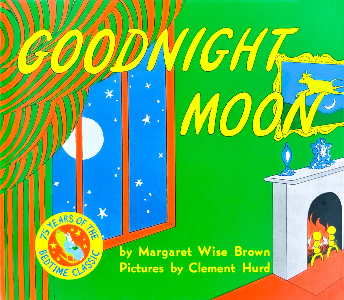 Goodnight Moon — Margaret Wise Brown, обложка детской книги на английском