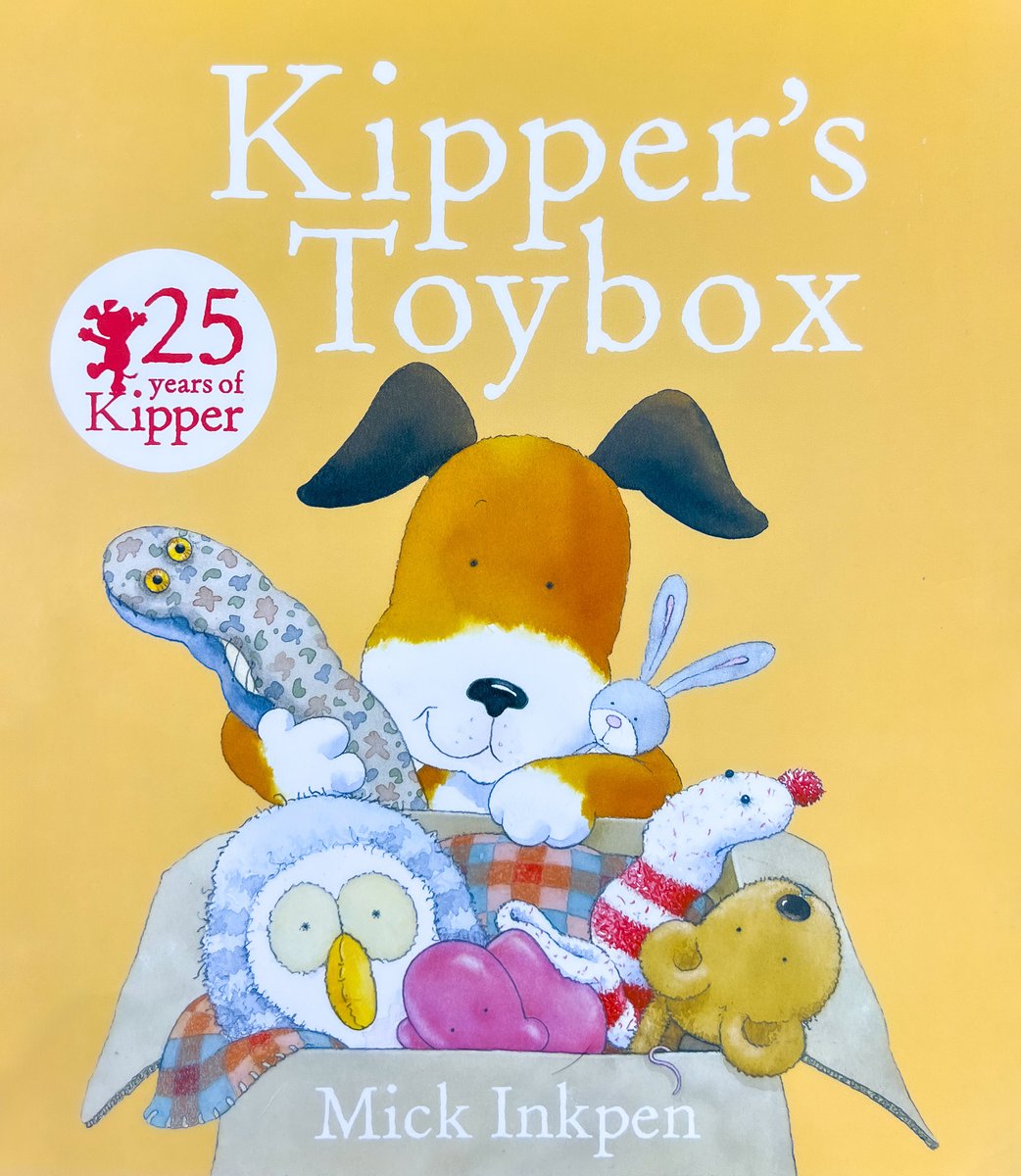 Kipper's Toybox — Mick Inkpen, обложка детской книги на английском
