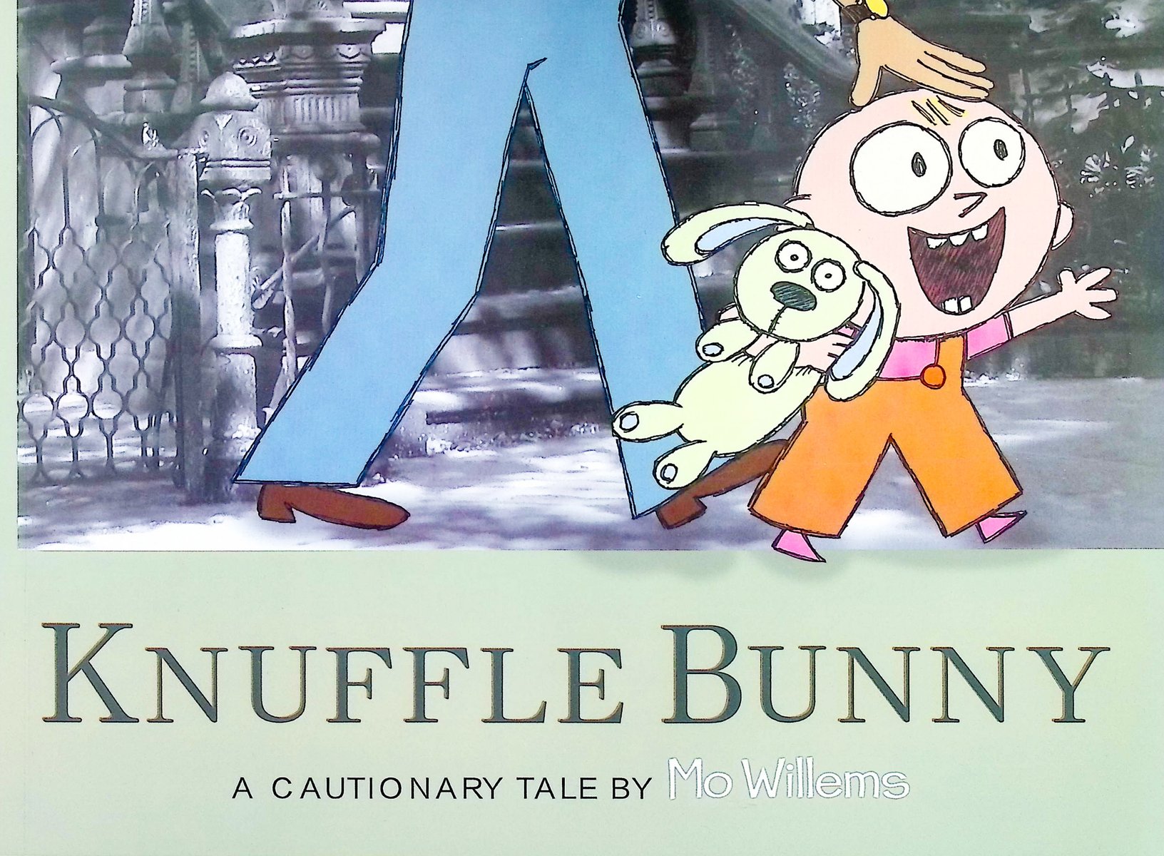 Knuffle Bunny: A Cautionary Tale — Mo Willems, обложка детской книги на английском