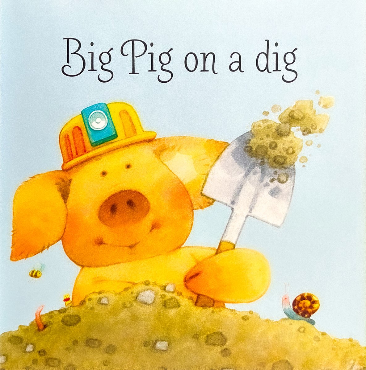 Big Pig on a Dig — Russell Punter, обложка детской книги на английском