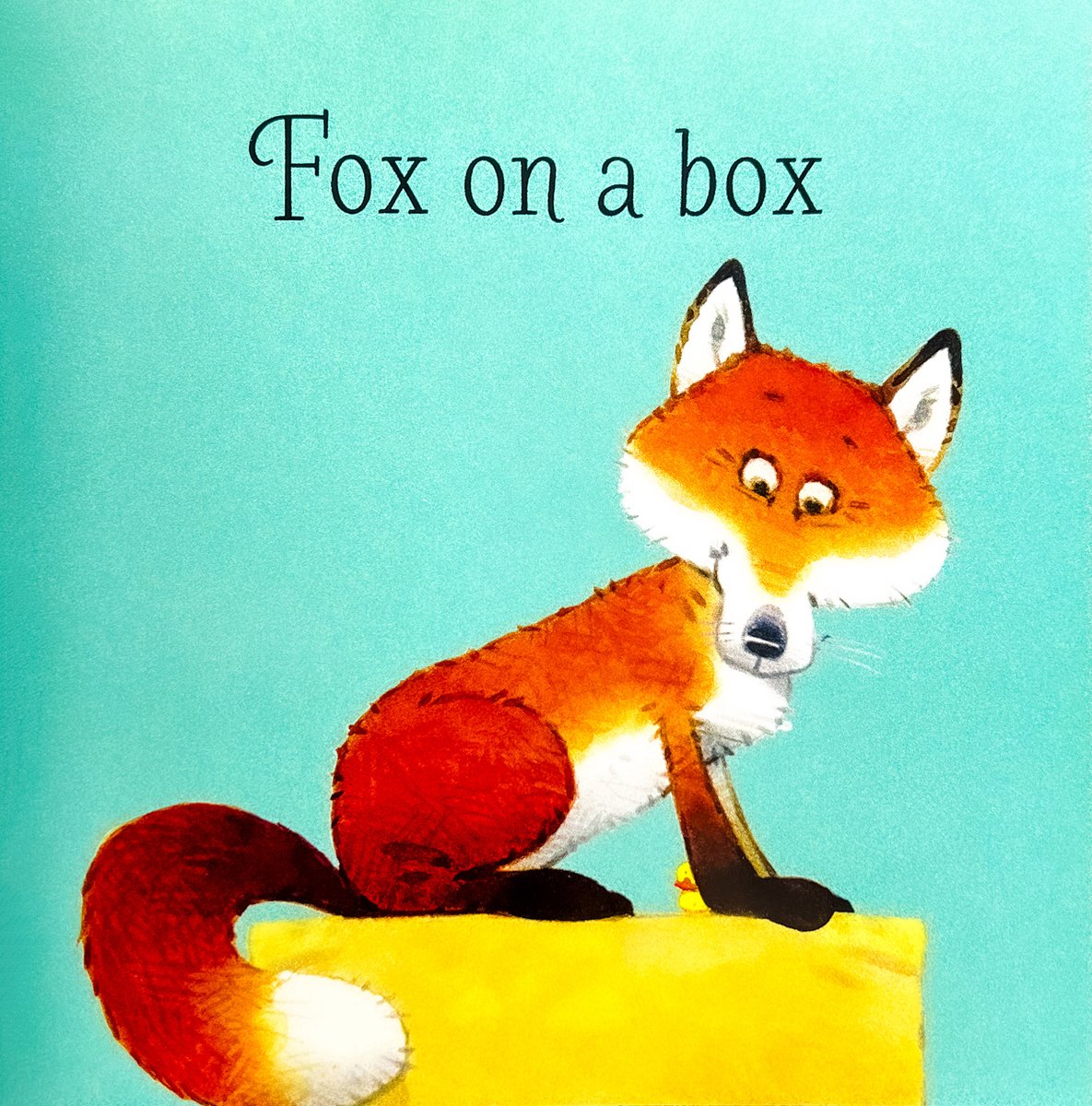 Fox on a Box — Russell Punter, обложка детской книги на английском