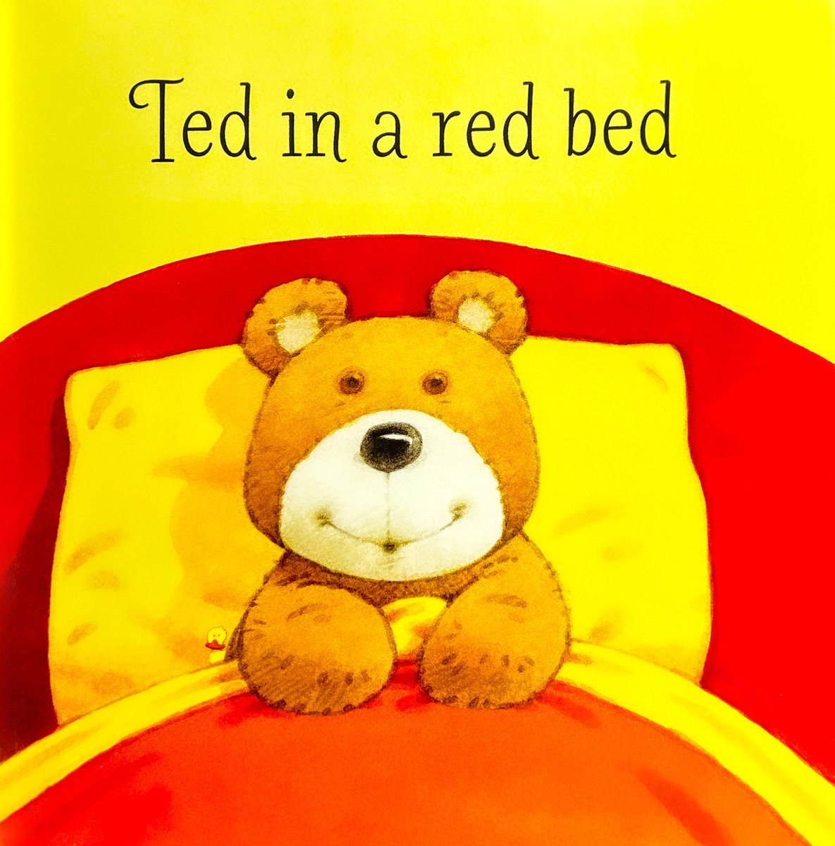 Ted in a Red Bed — Russell Punter, обложка детской книги на английском