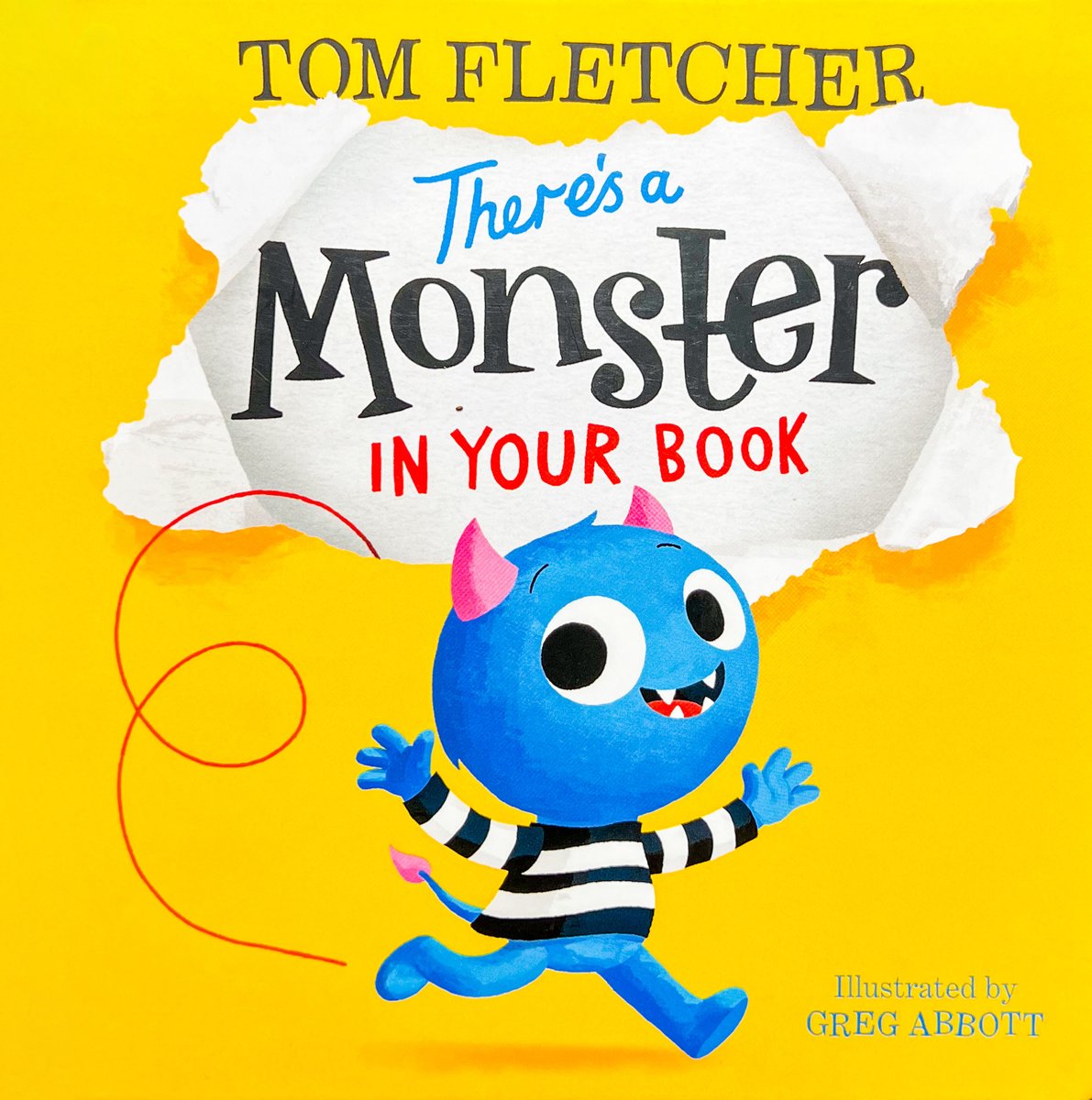 There's a Monster in Your Book — Tom Fletcher, обложка детской книги на английском
