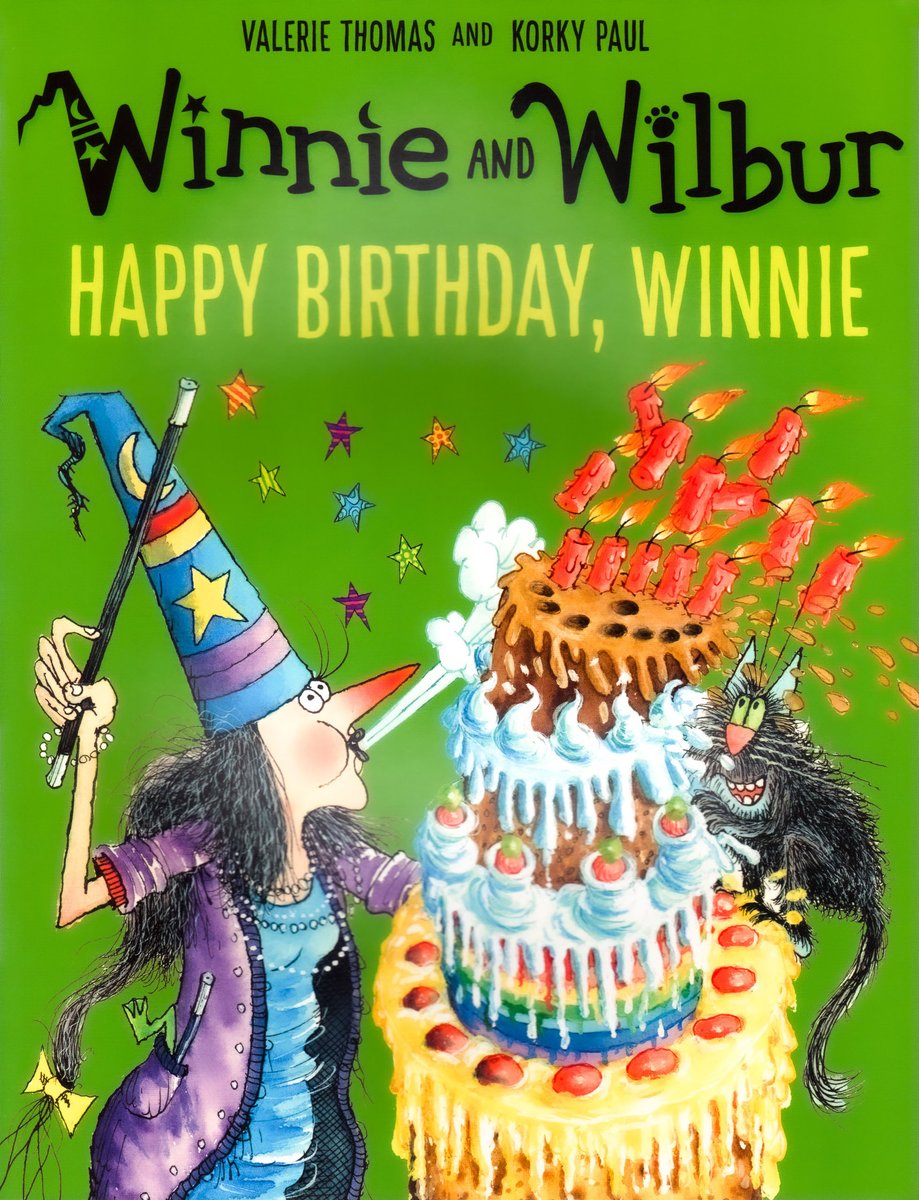 Winnie and Wilbur: Happy Birthday, Winnie — Valerie Thomas, обложка детской книги на английском