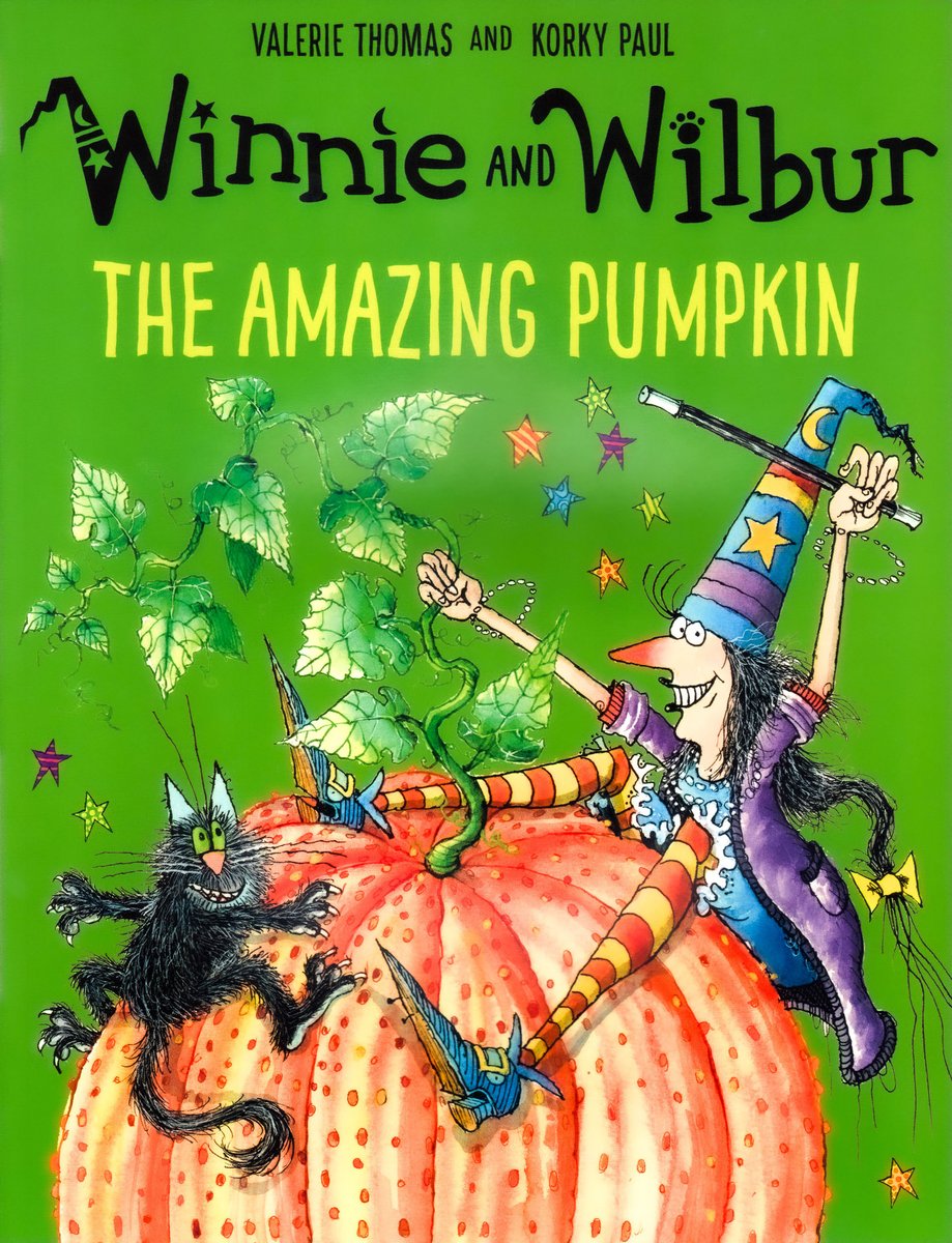 Winnie and Wilbur: The Amazing Pumpking — Valerie Thomas, обложка детской книги на английском