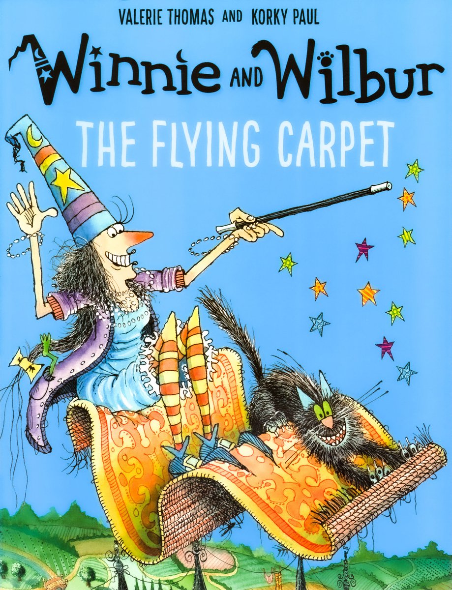 Winnie and Wilbur: The Flying Carpet — Valerie Thomas, обложка детской книги на английском