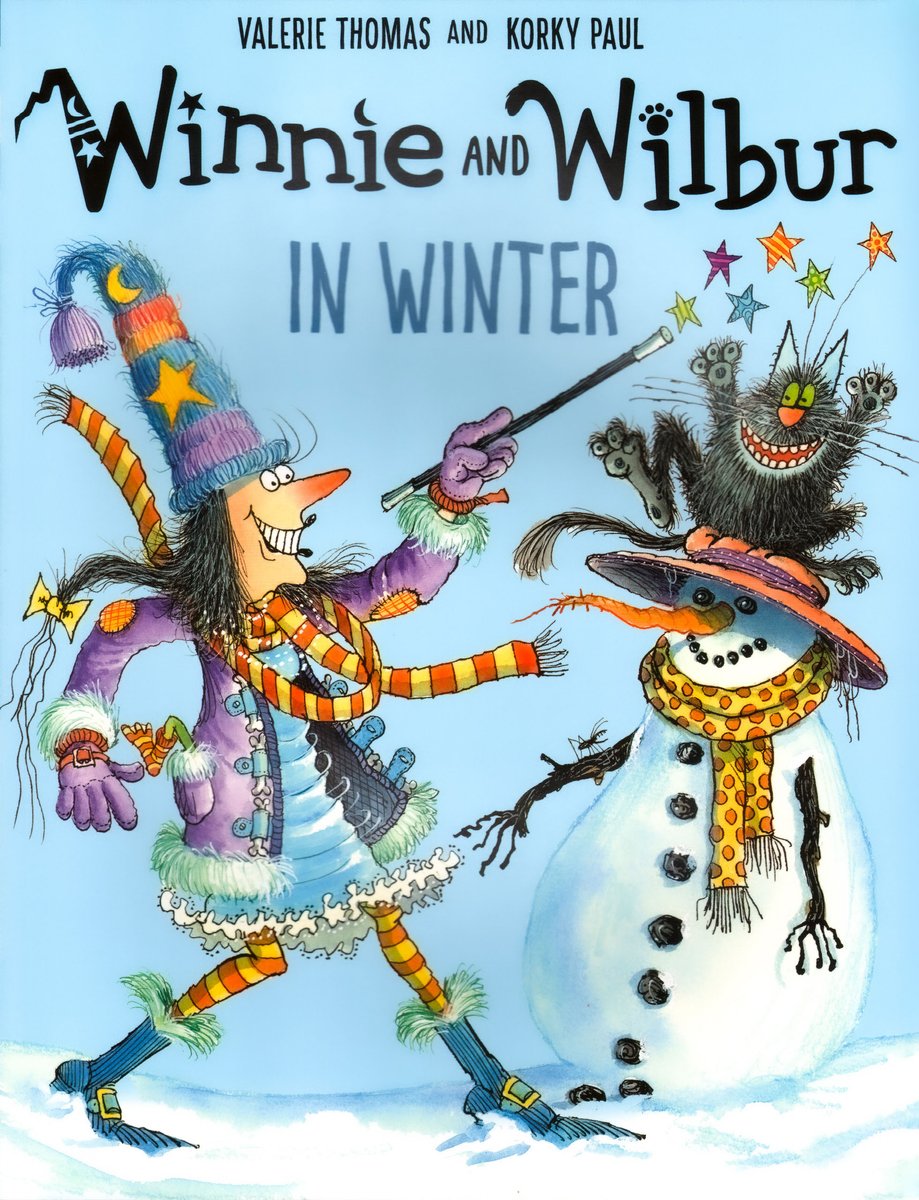 Winnie and Wilbur: In Winter — Valerie Thomas, обложка детской книги на английском