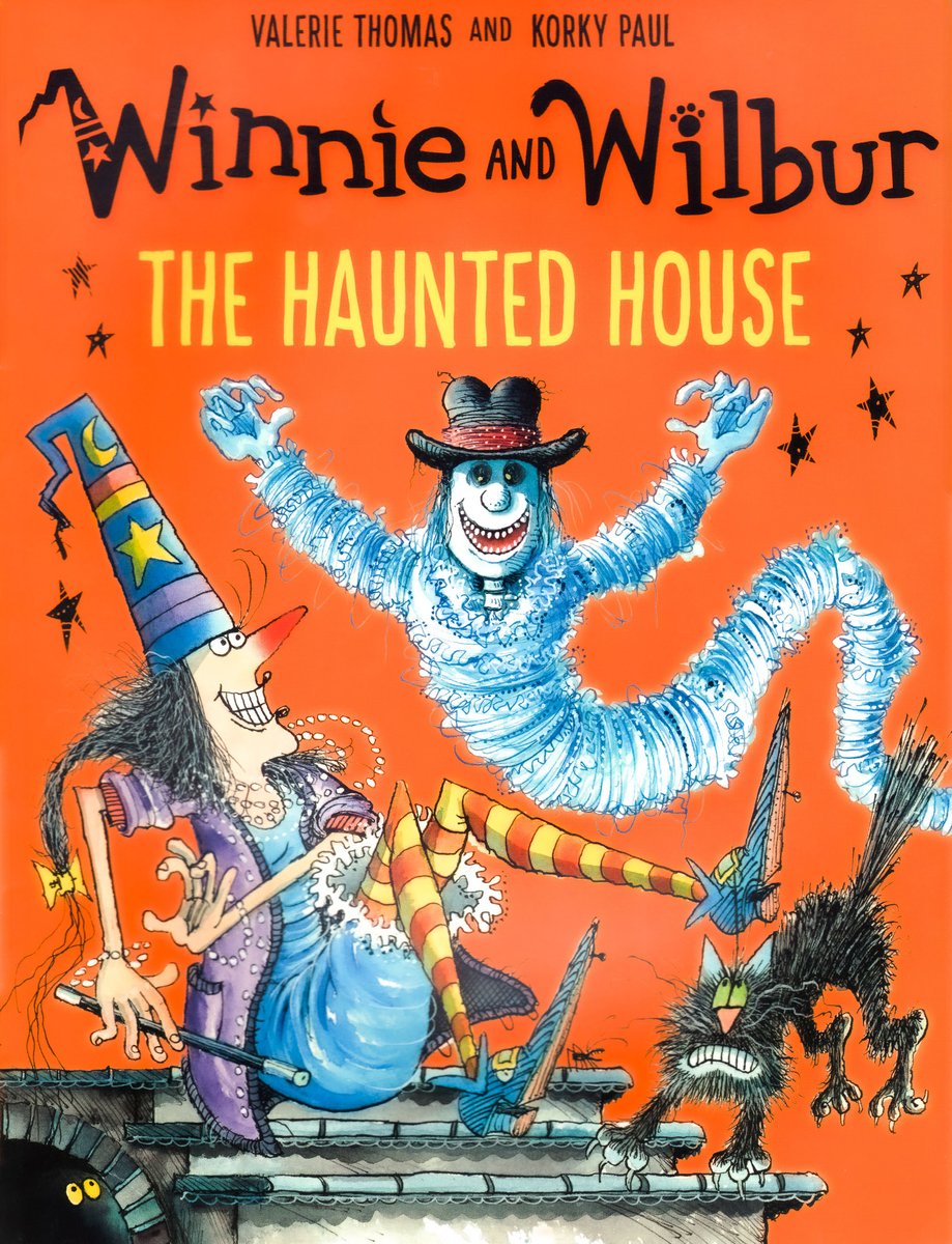 Winnie and Wilbur: The Haunted House — Valerie Thomas, обложка детской книги на английском