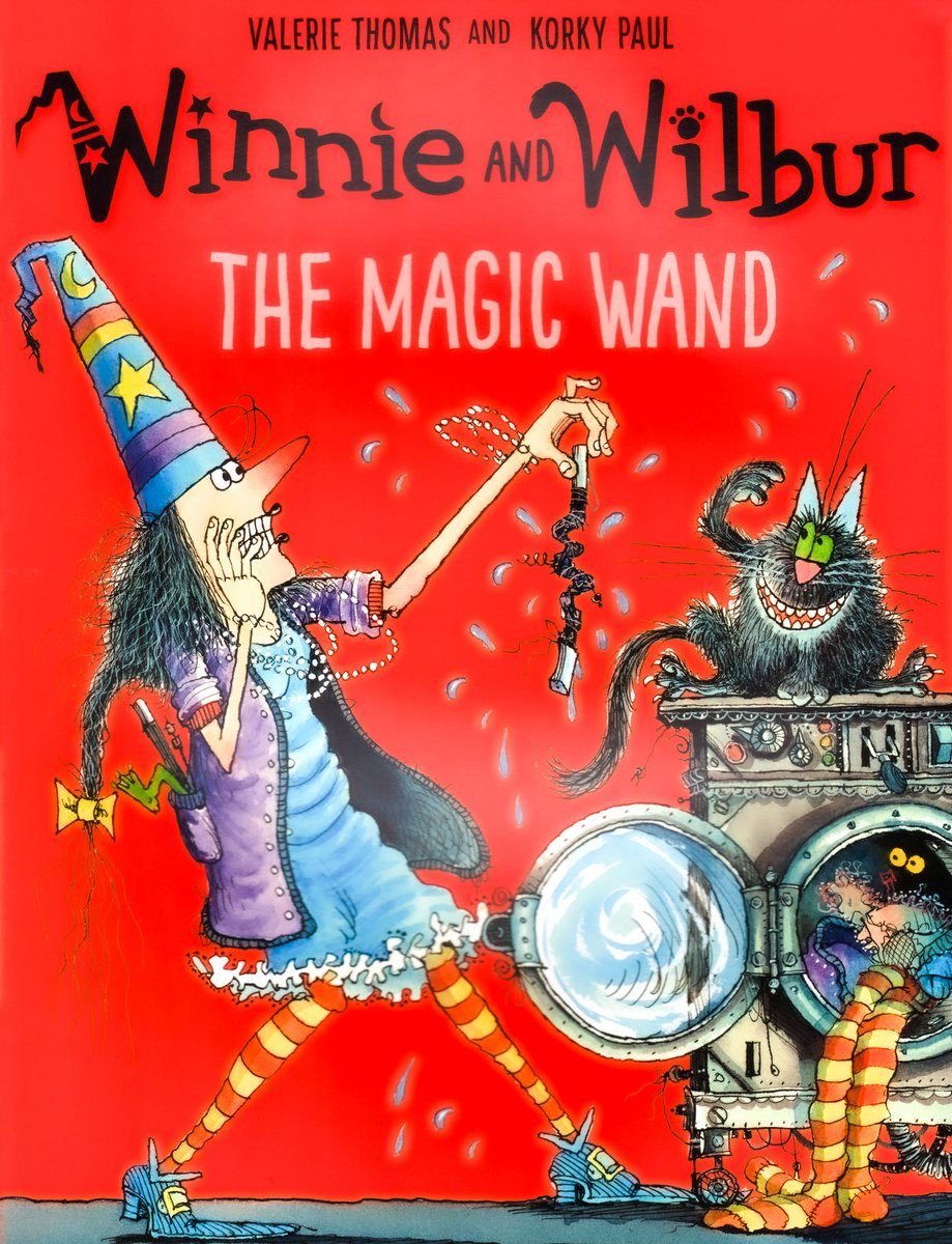 Winnie and Wilbur: The Magic Wand — Valerie Thomas, обложка детской книги на английском