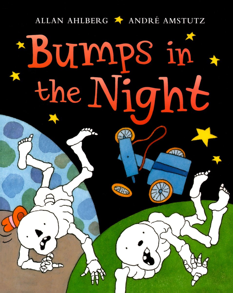 Funnybones: Bumps in the Night — Allan Ahlberg, обложка детской книги на английском