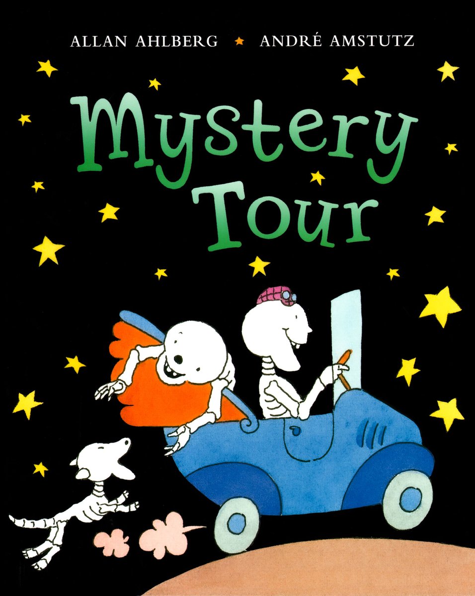 Funnybones: Mystery Tour — Allan Ahlberg, обложка детской книги на английском