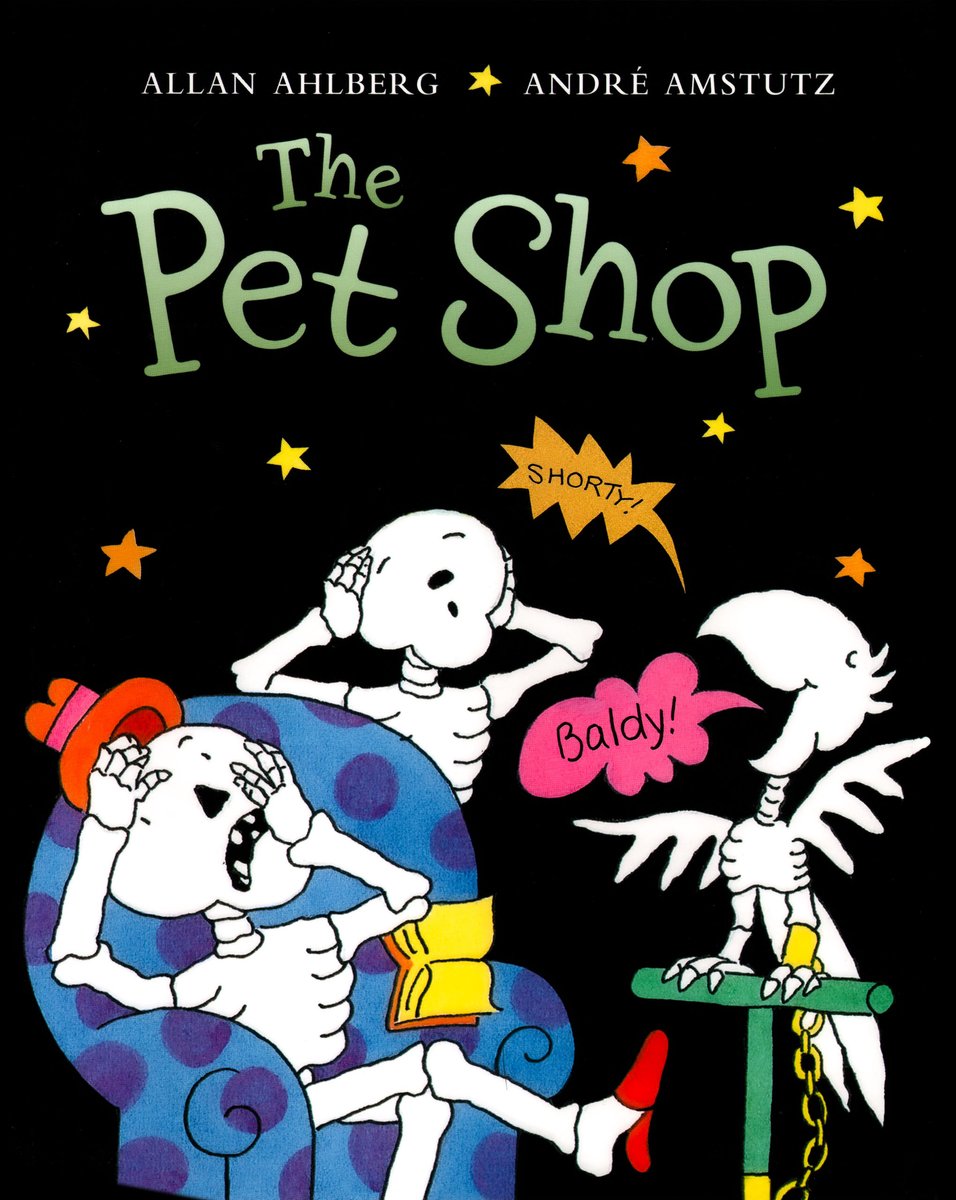 Funnybones: The Pet Shop — Allan Ahlberg, обложка детской книги на английском