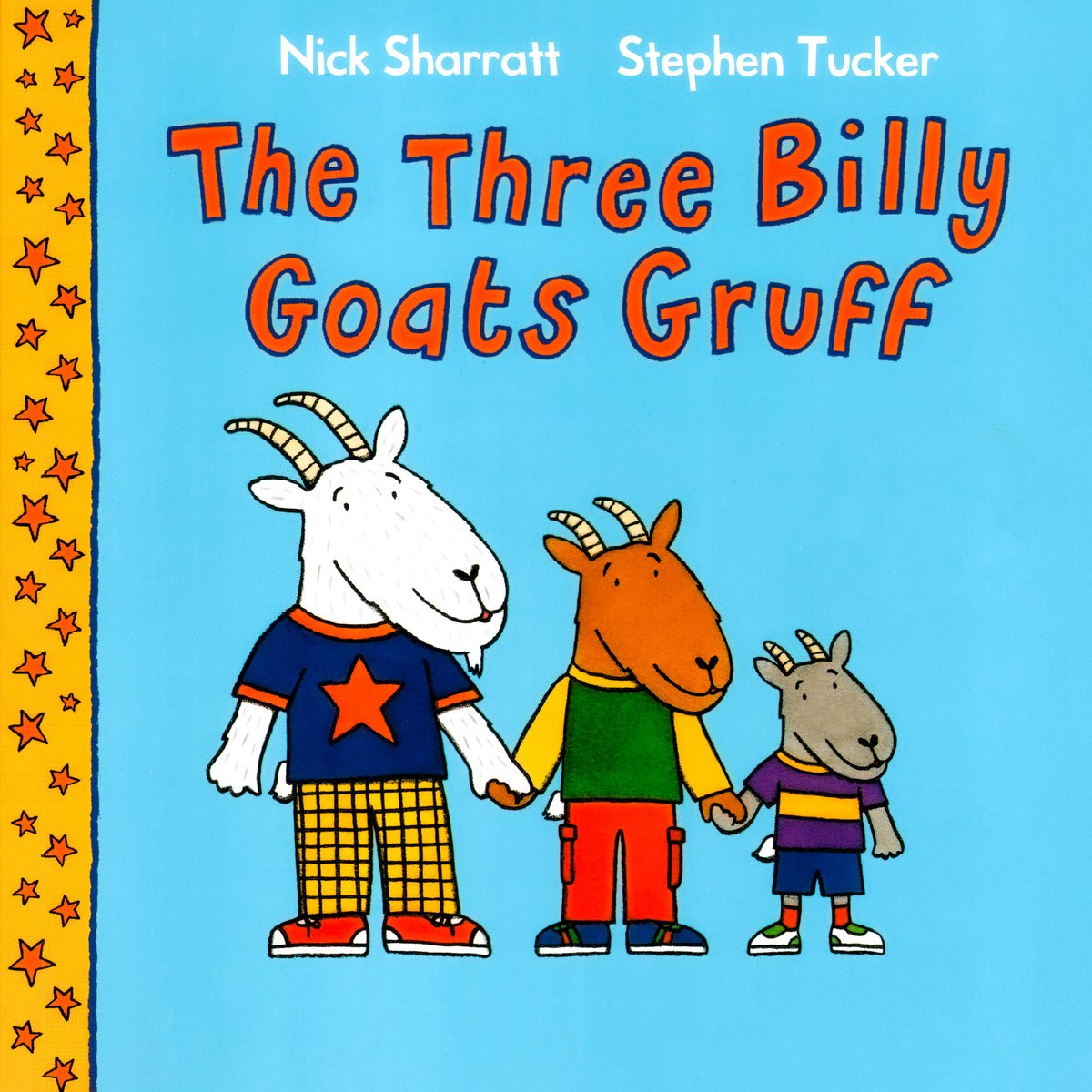 The Three Billy Goats Gruff — Stephen Tucker, обложка детской книги на английском