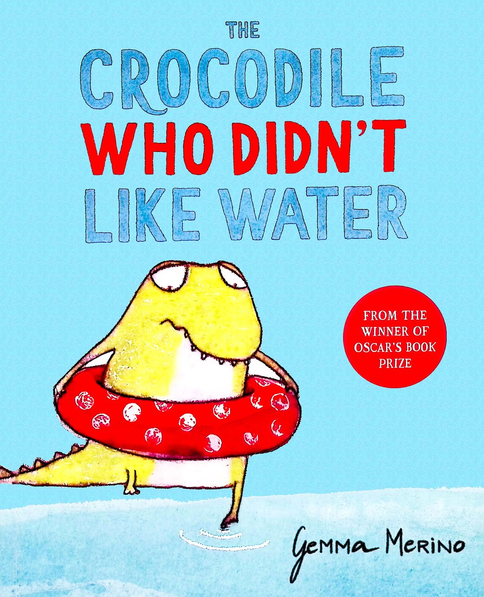 The Crocodile Who Didn't Like Water — Gemma Merino, обложка детской книги на английском