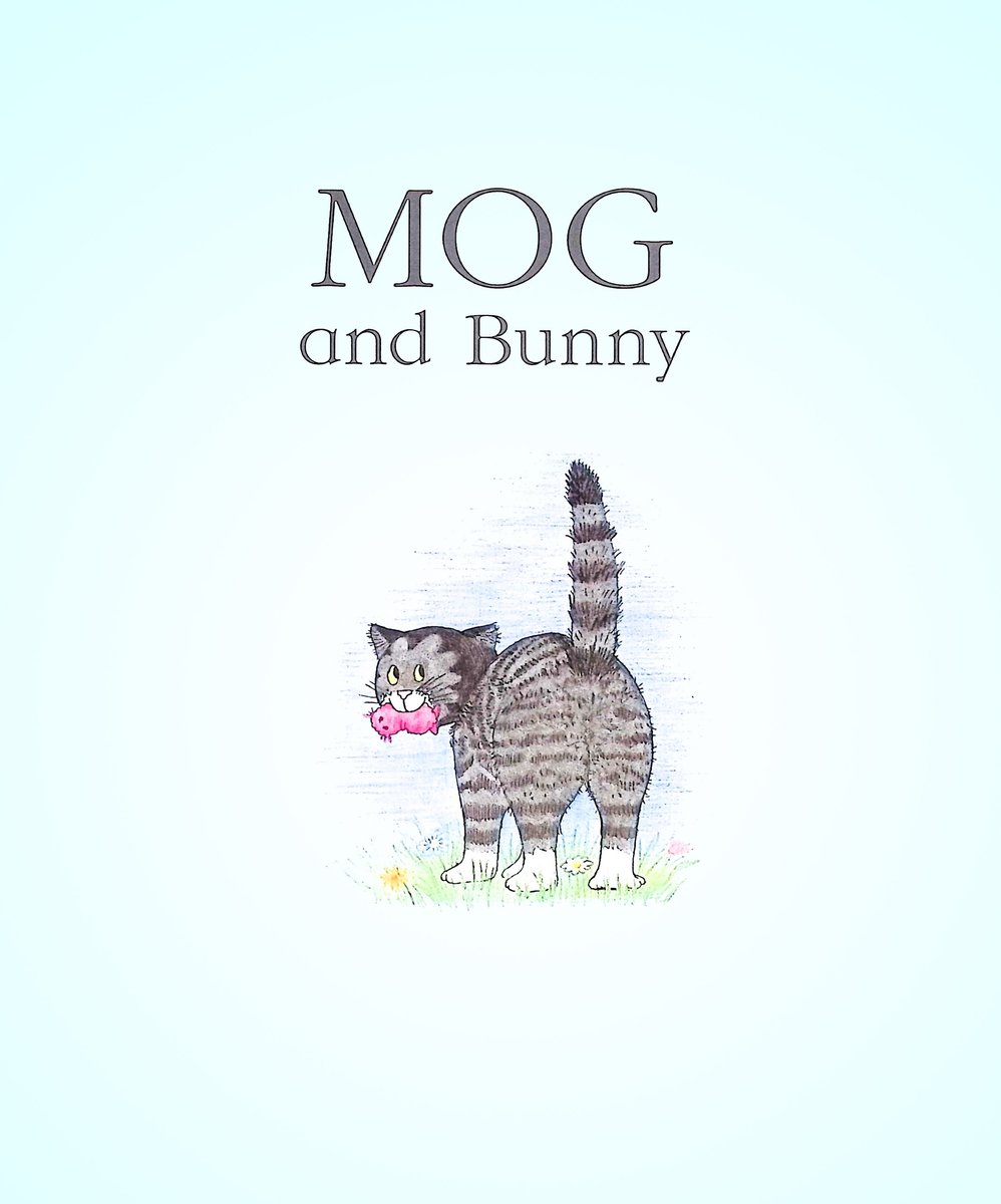 Mog and Bunny — Judith Kerr, обложка детской книги на английском
