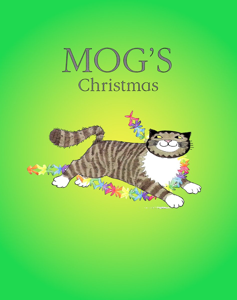Mog's Christmas — Judith Kerr, обложка детской книги на английском