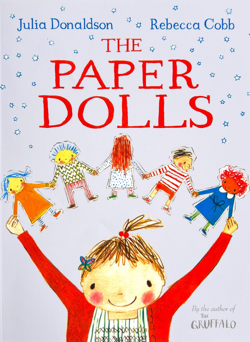 The Paper Dolls — Julia Donaldson, обложка детской книги на английском