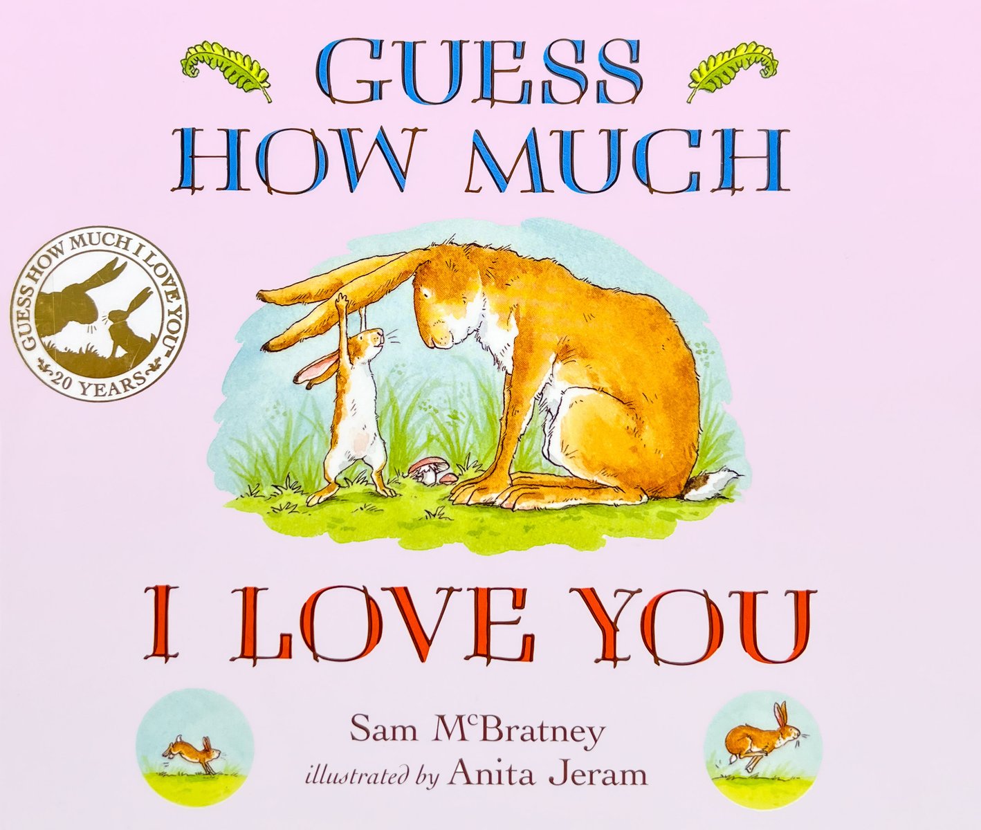 Guess How Much I Love You — Sam McBratney, обложка детской книги на английском