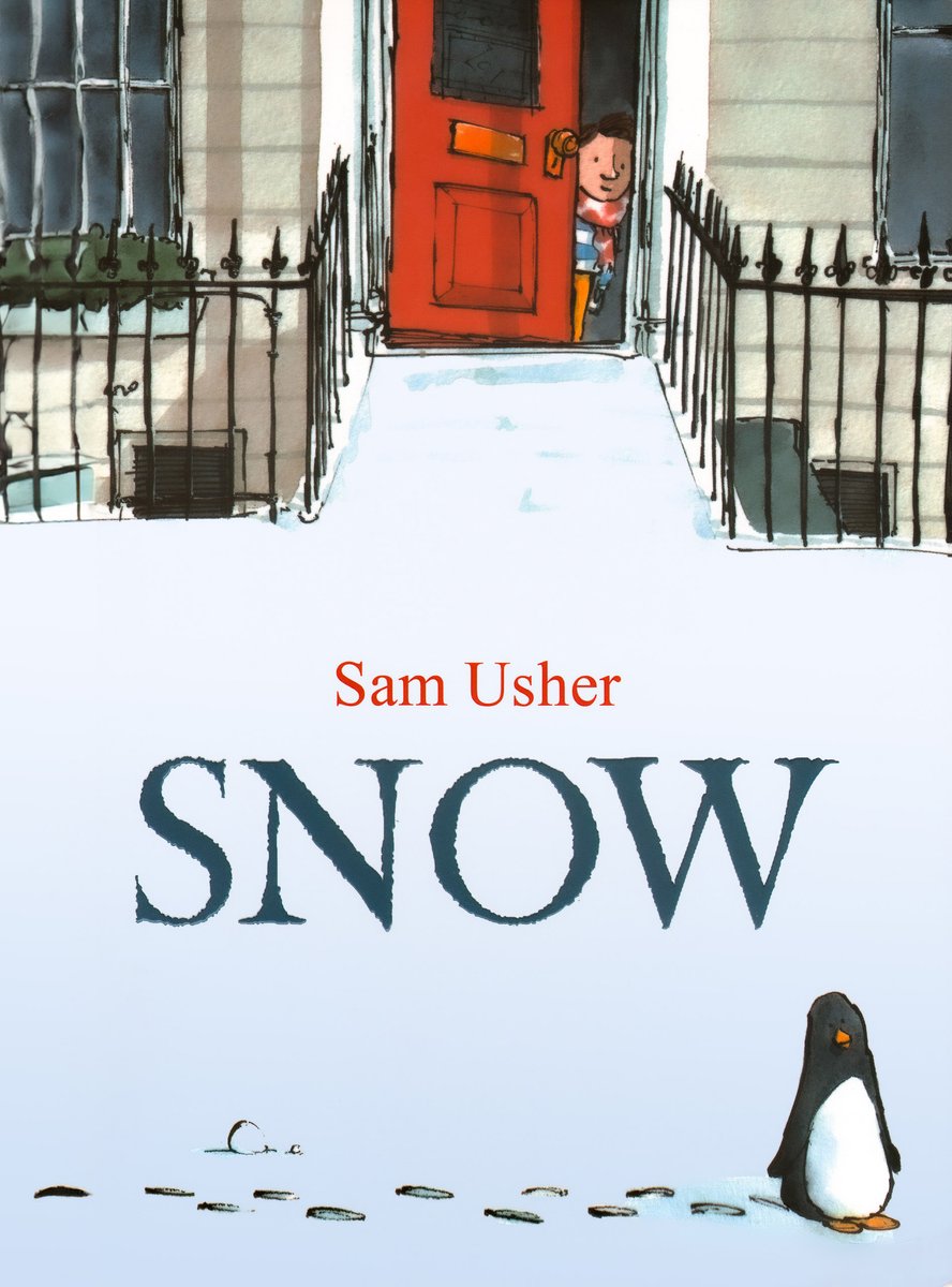 Snow — Sam Usher, обложка детской книги на английском