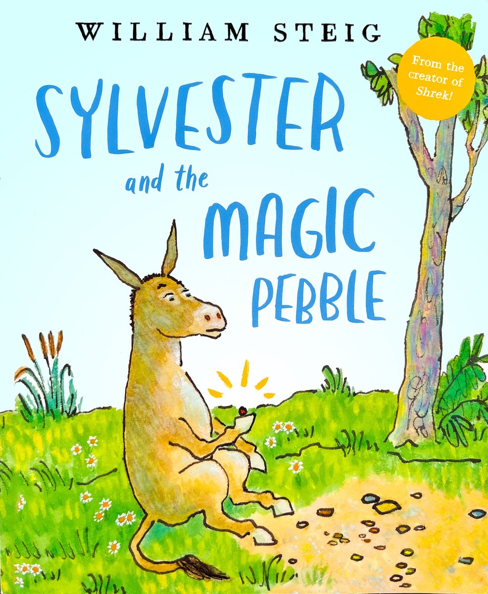 Sylvester and the Magic Pebble — William Steig, обложка детской книги на английском
