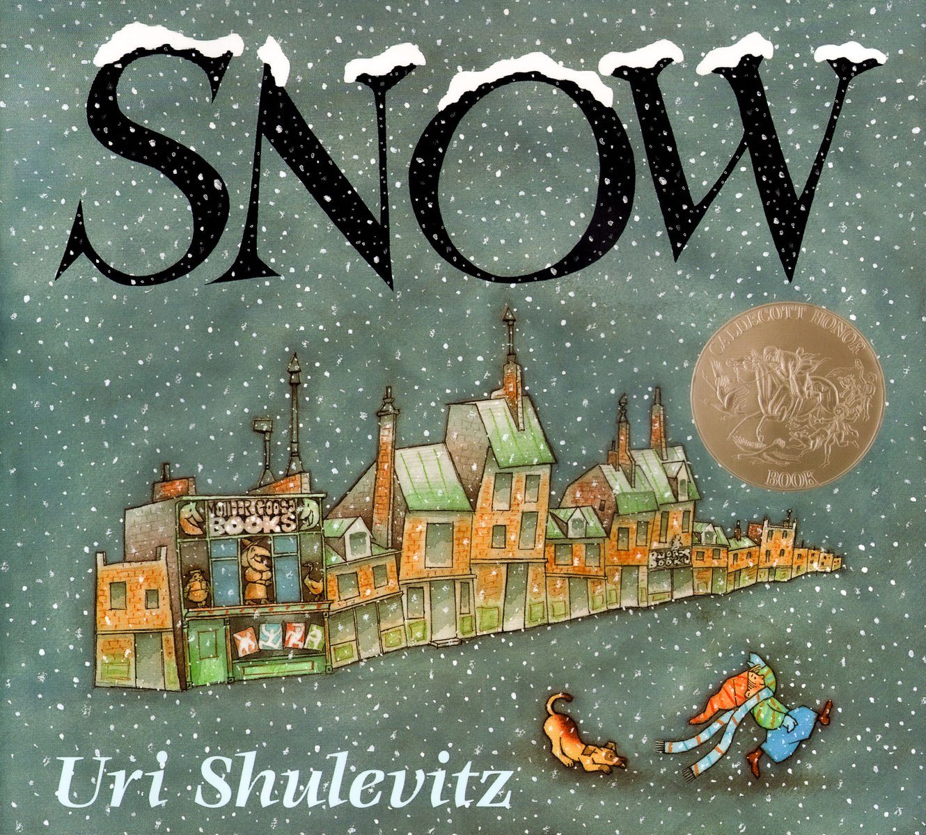 Snow — Uri Shulevitz, обложка детской книги на английском