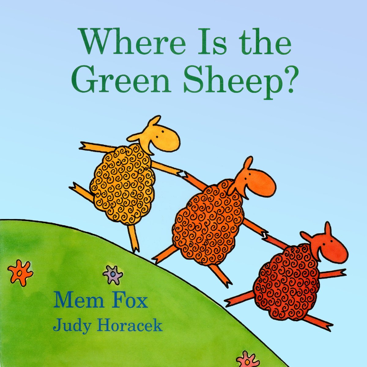 Where Is the Green Sheep? — Mem Fox, обложка детской книги на английском