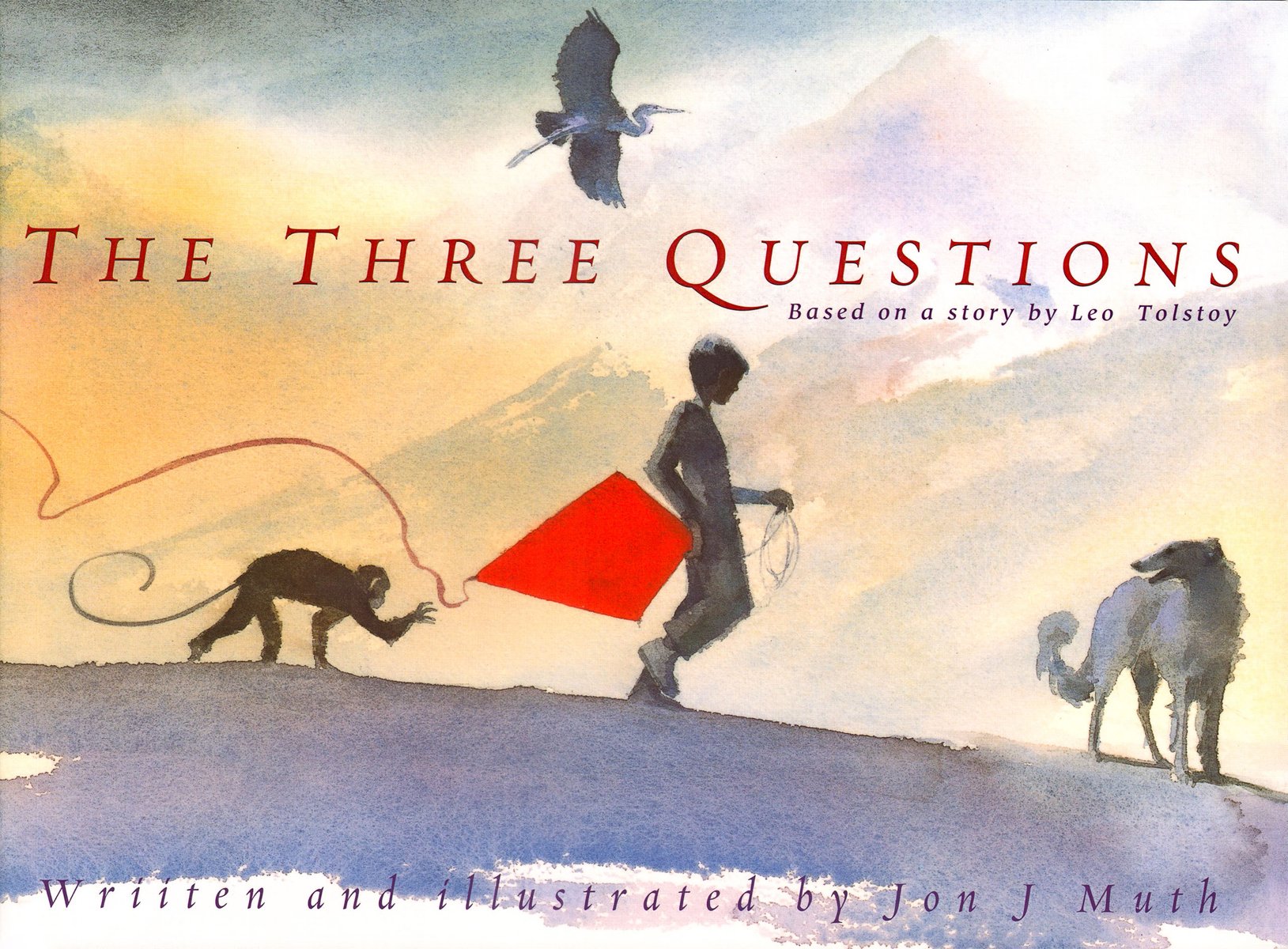 The Three Questions — Jon J Muth, обложка детской книги на английском