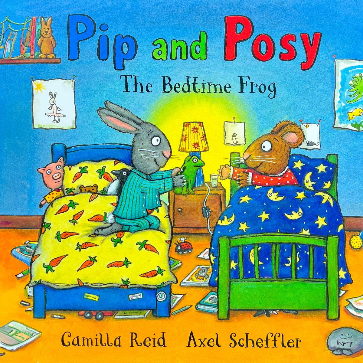 Pip and Posy: The Bedtime Frog — Camilla Reid, обложка детской книги на английском