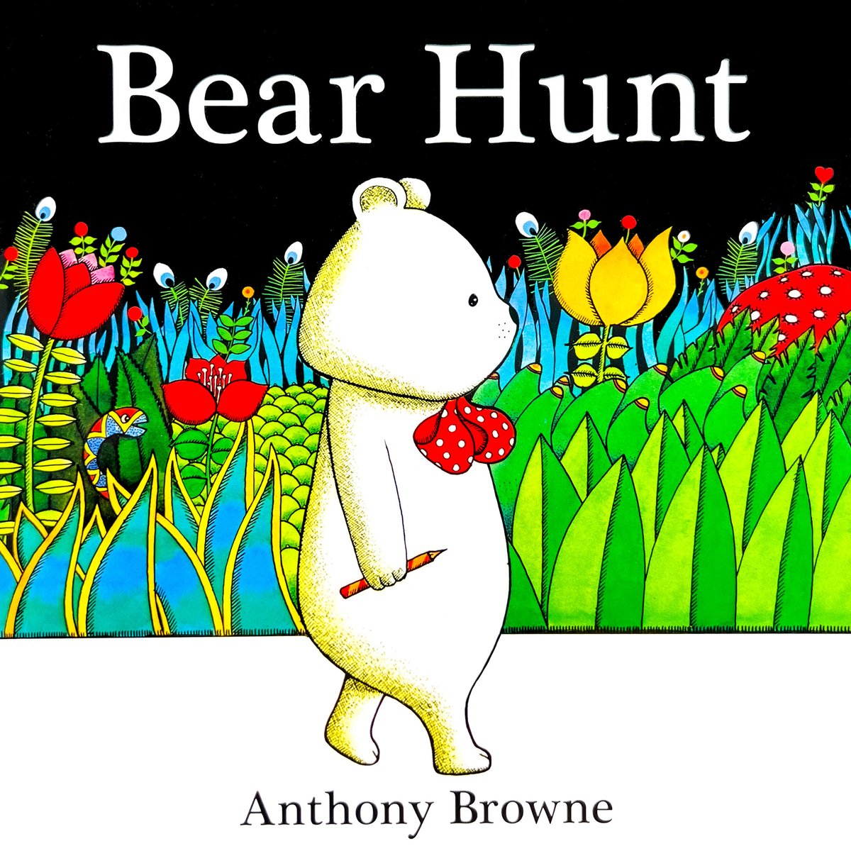 Bear Hunt — Anthony Browne, обложка детской книги на английском