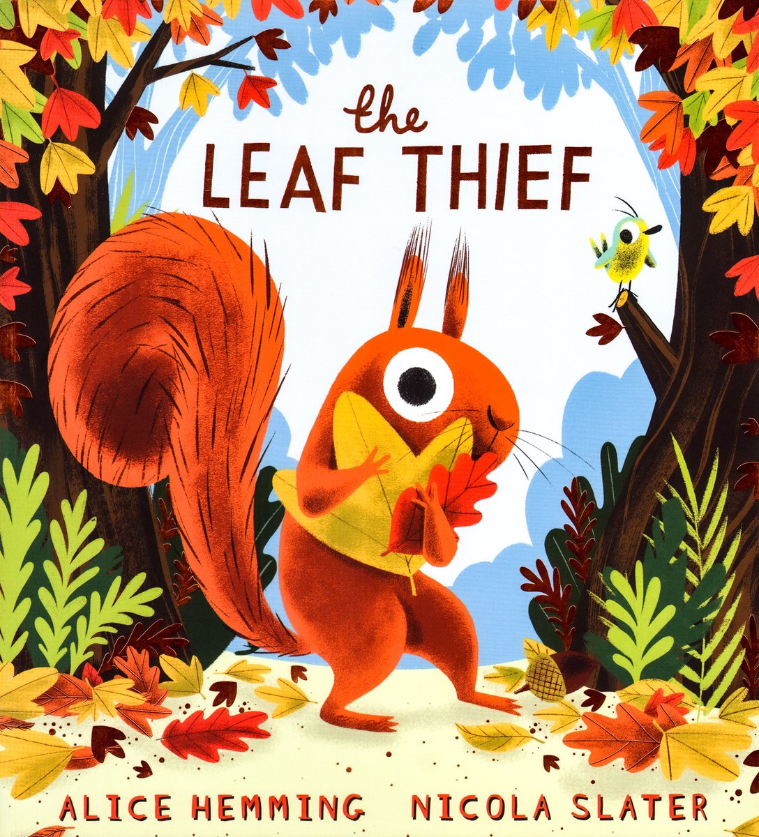 The Leaf Thief — Alice Hemming, обложка детской книги на английском
