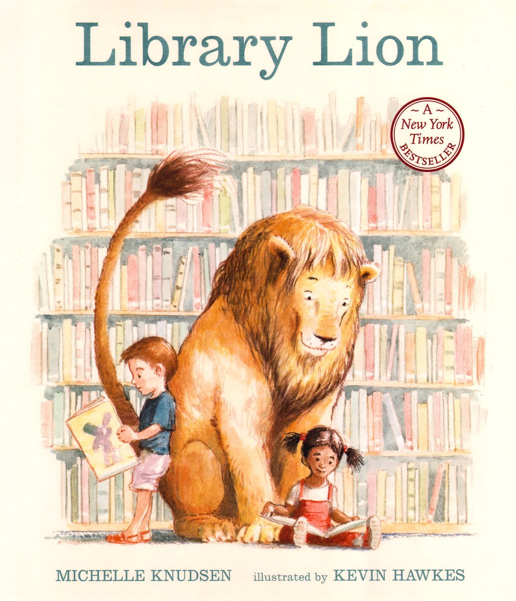 Library Lion — Michelle Knudsen, обложка детской книги на английском