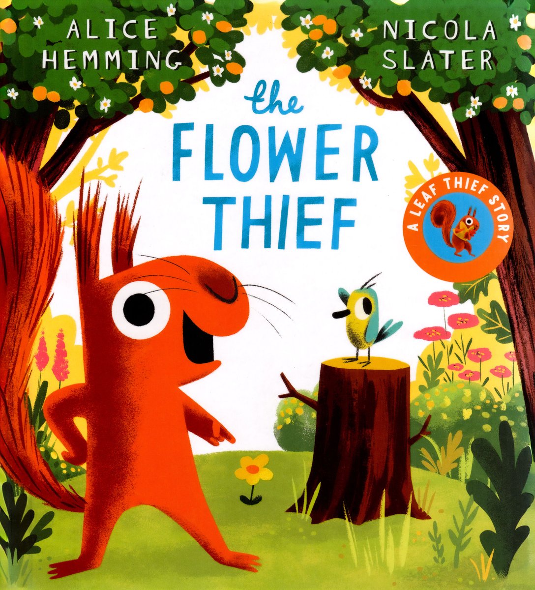 The Flower Thief — Alice Hemming, обложка детской книги на английском