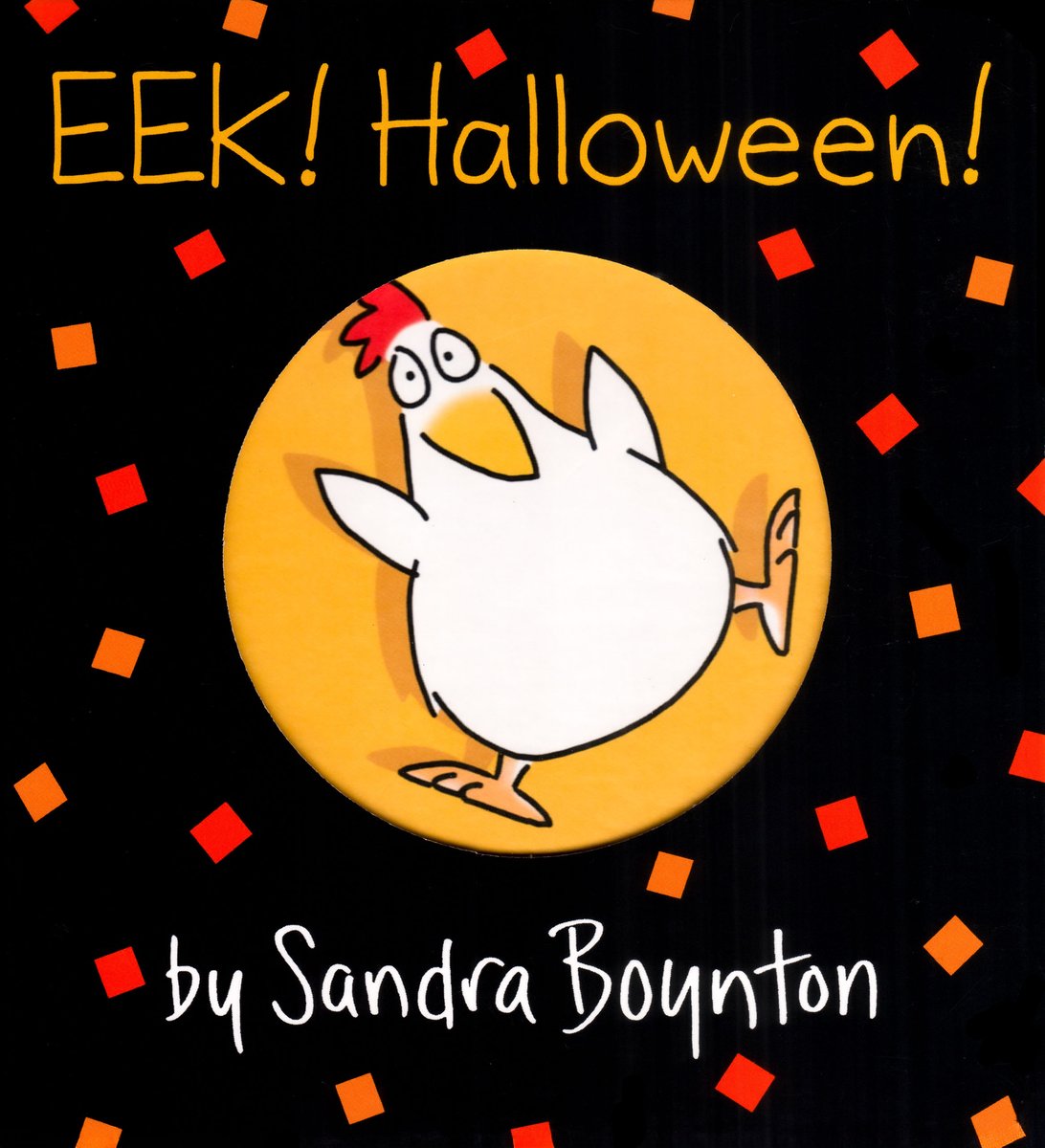 EEK! Halloween! — Sandra Boynton, обложка детской книги на английском