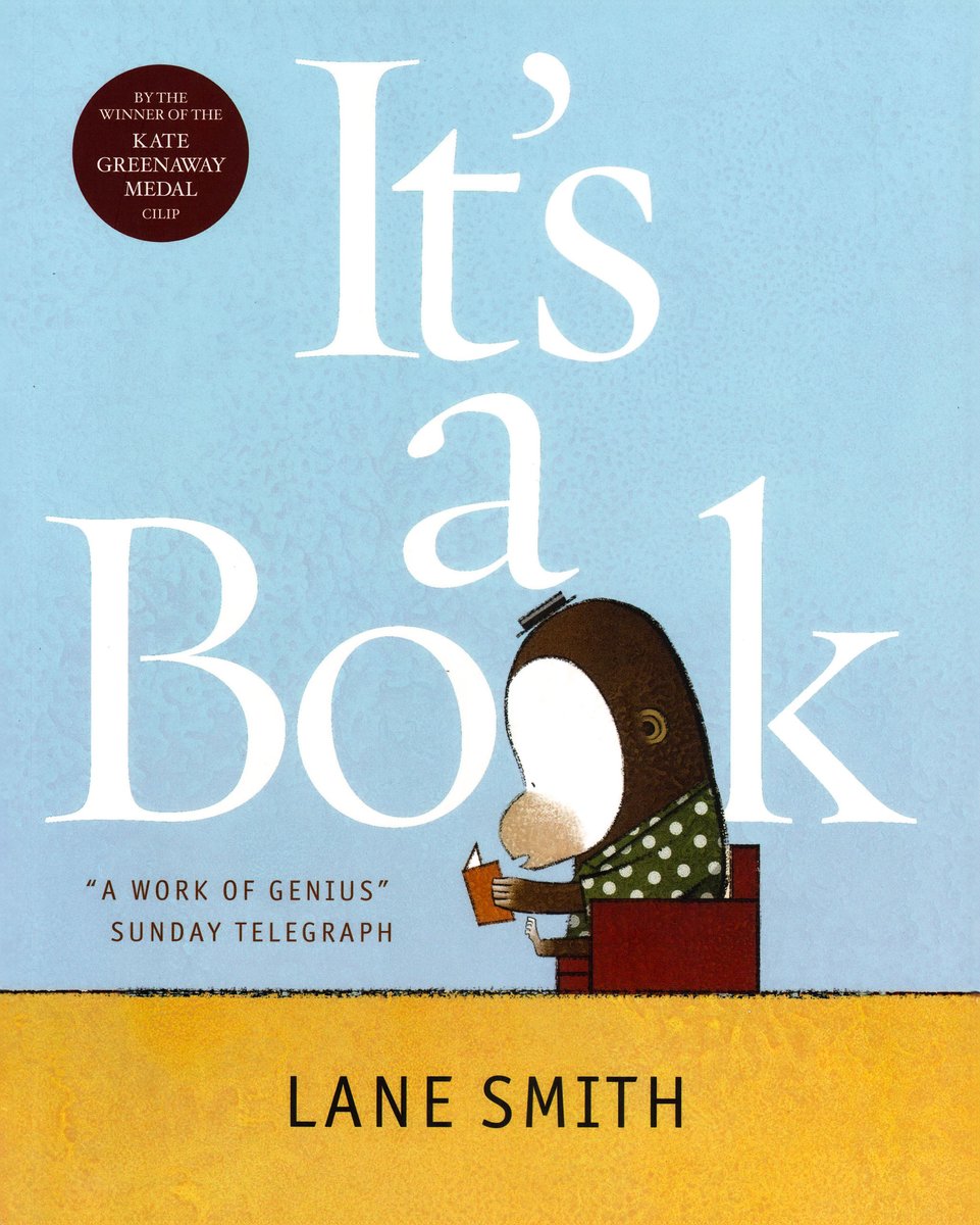 It's a Book — Lane Smith, обложка детской книги на английском