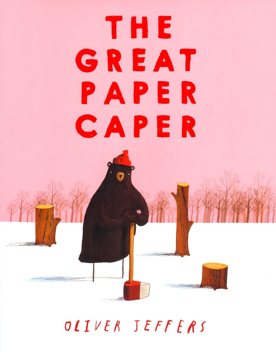 The Great Paper Caper — Oliver Jeffers, обложка детской книги на английском