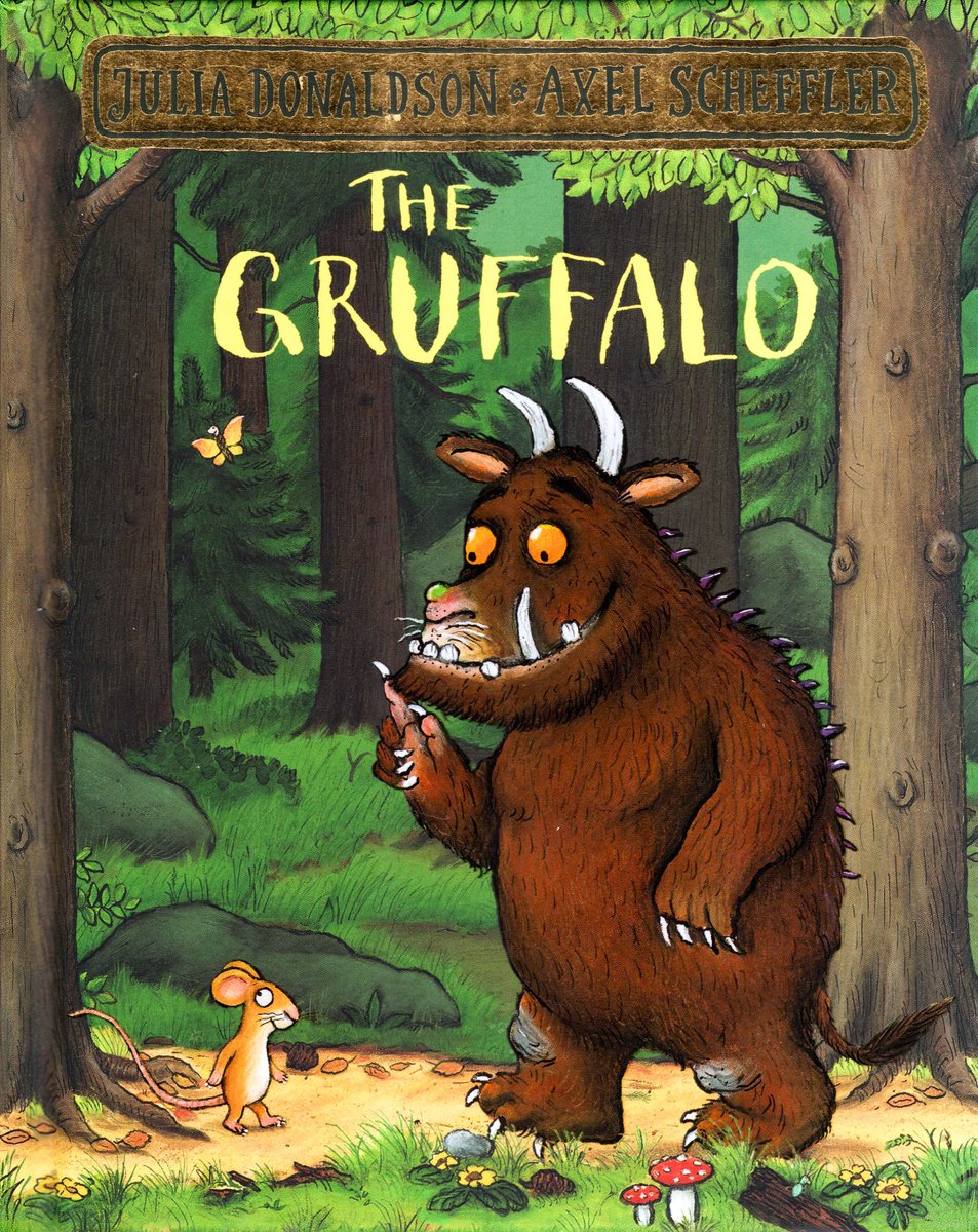The Gruffalo — Julia Donaldson, обложка детской книги на английском